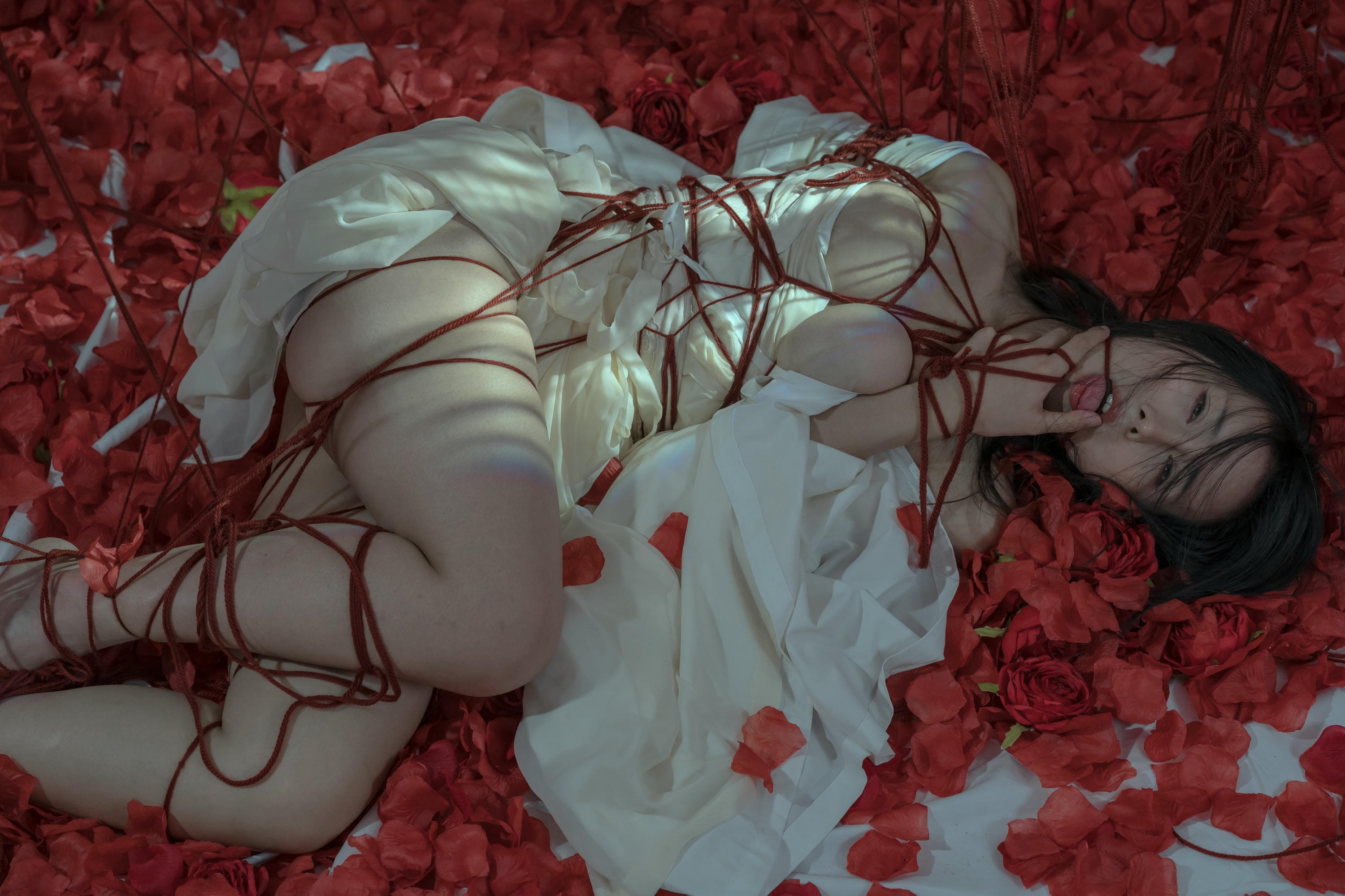 云溪溪 NO.022 奶桃 囚鸟 [64P 768MB]_第3集