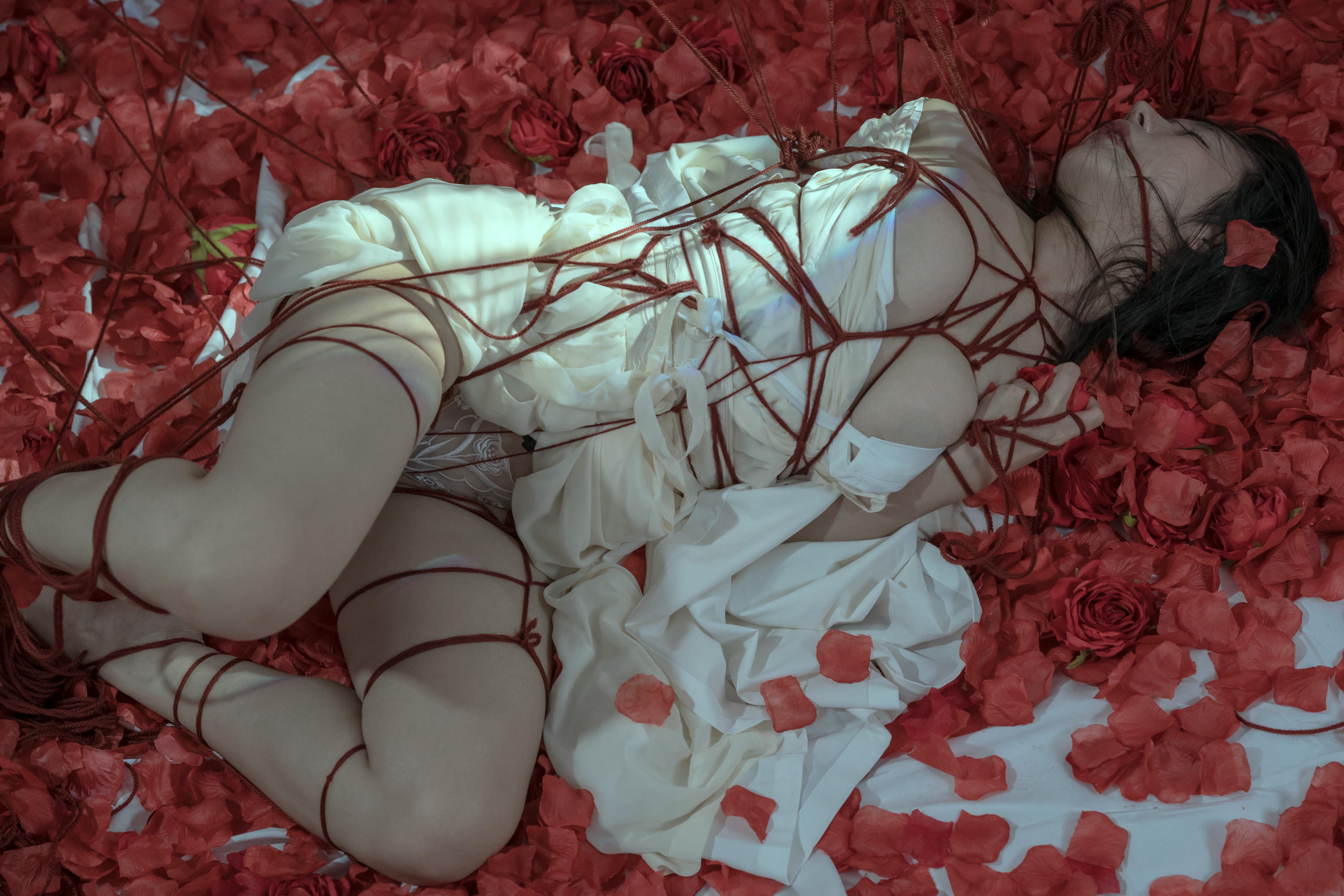 云溪溪 NO.022 奶桃 囚鸟 [64P 768MB]_第3集