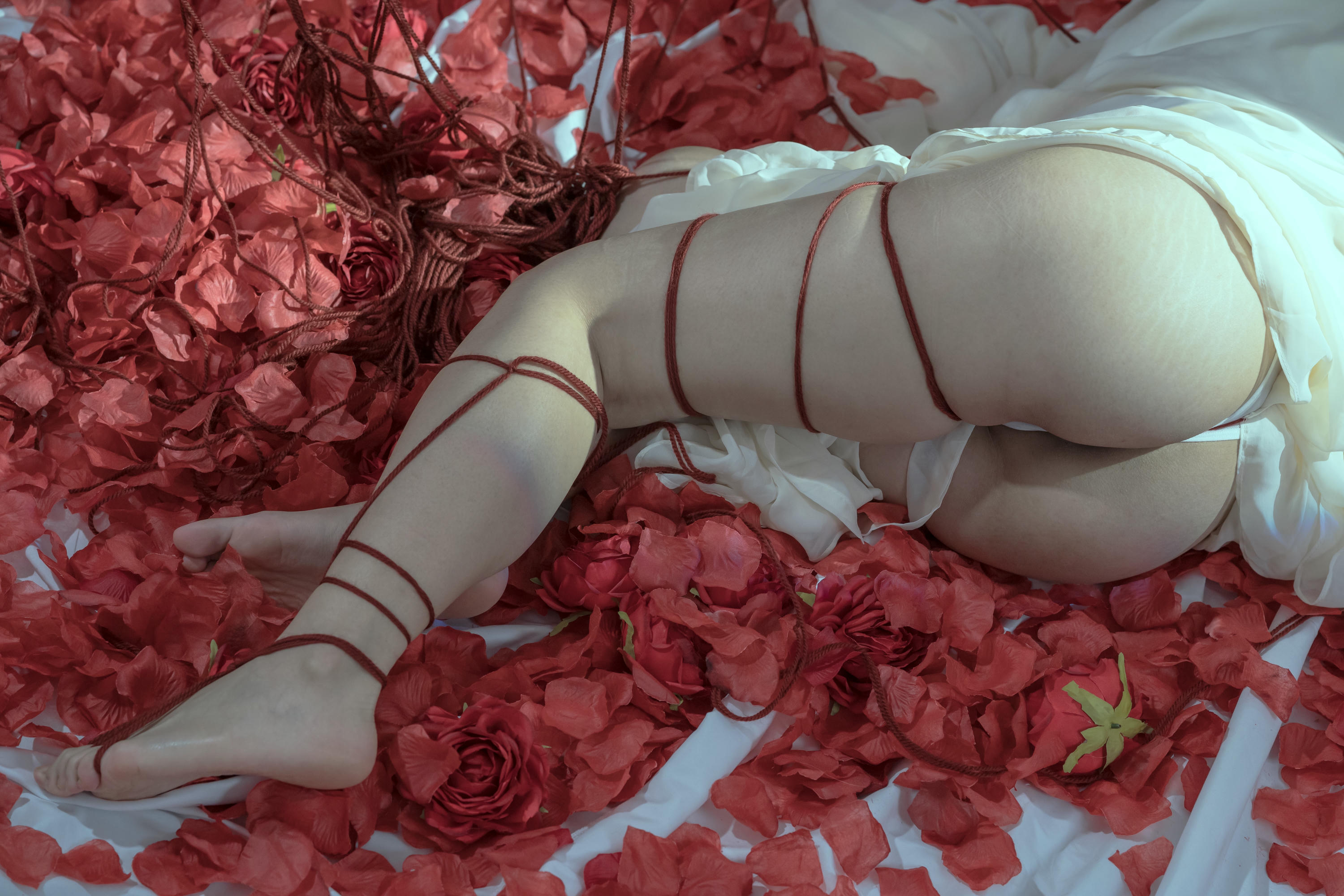 云溪溪 NO.022 奶桃 囚鸟 [64P 768MB]_第3集