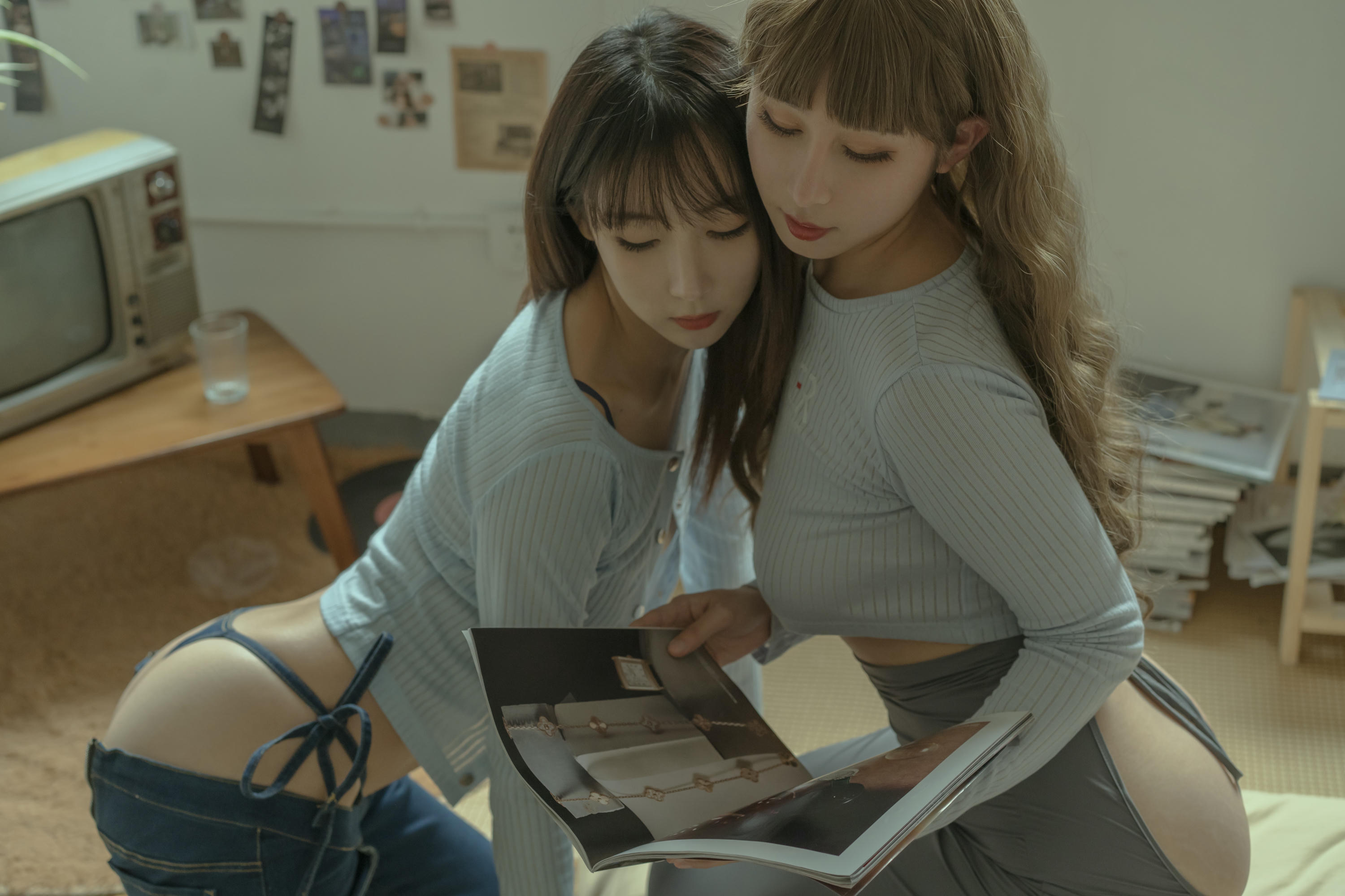 云溪溪 NO.036 &奶桃 日系百合 [60P1V 1.57GB]_第3集