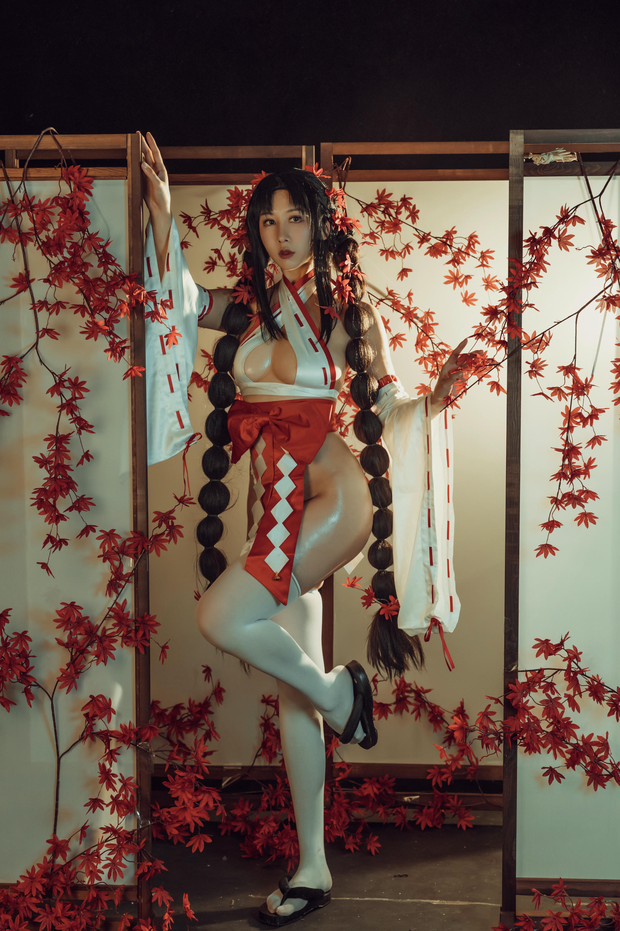 云溪溪 NO.004 奶桃巫女 [43P-425MB]_第1集