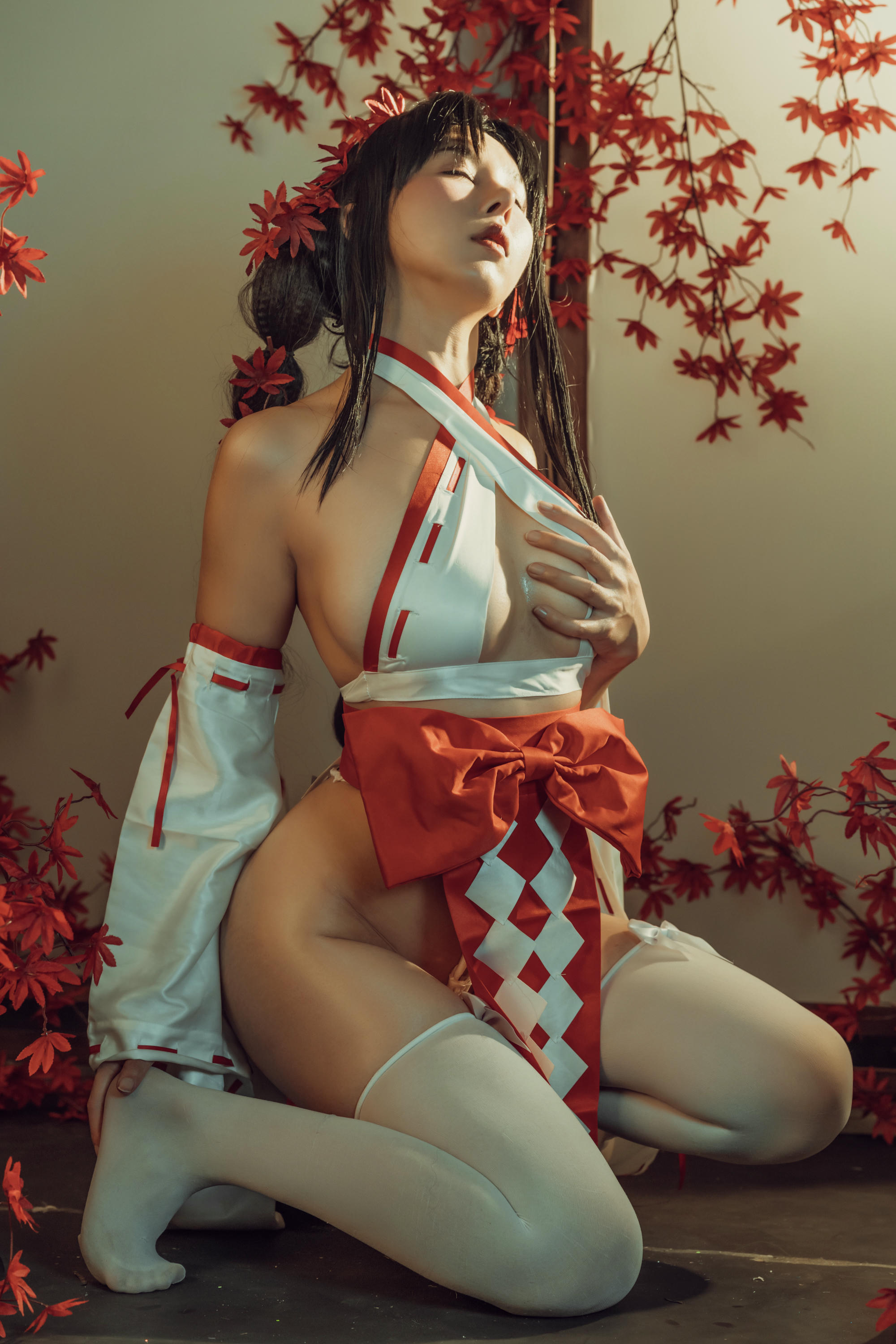 云溪溪 NO.004 奶桃巫女 [43P-425MB]_第1集