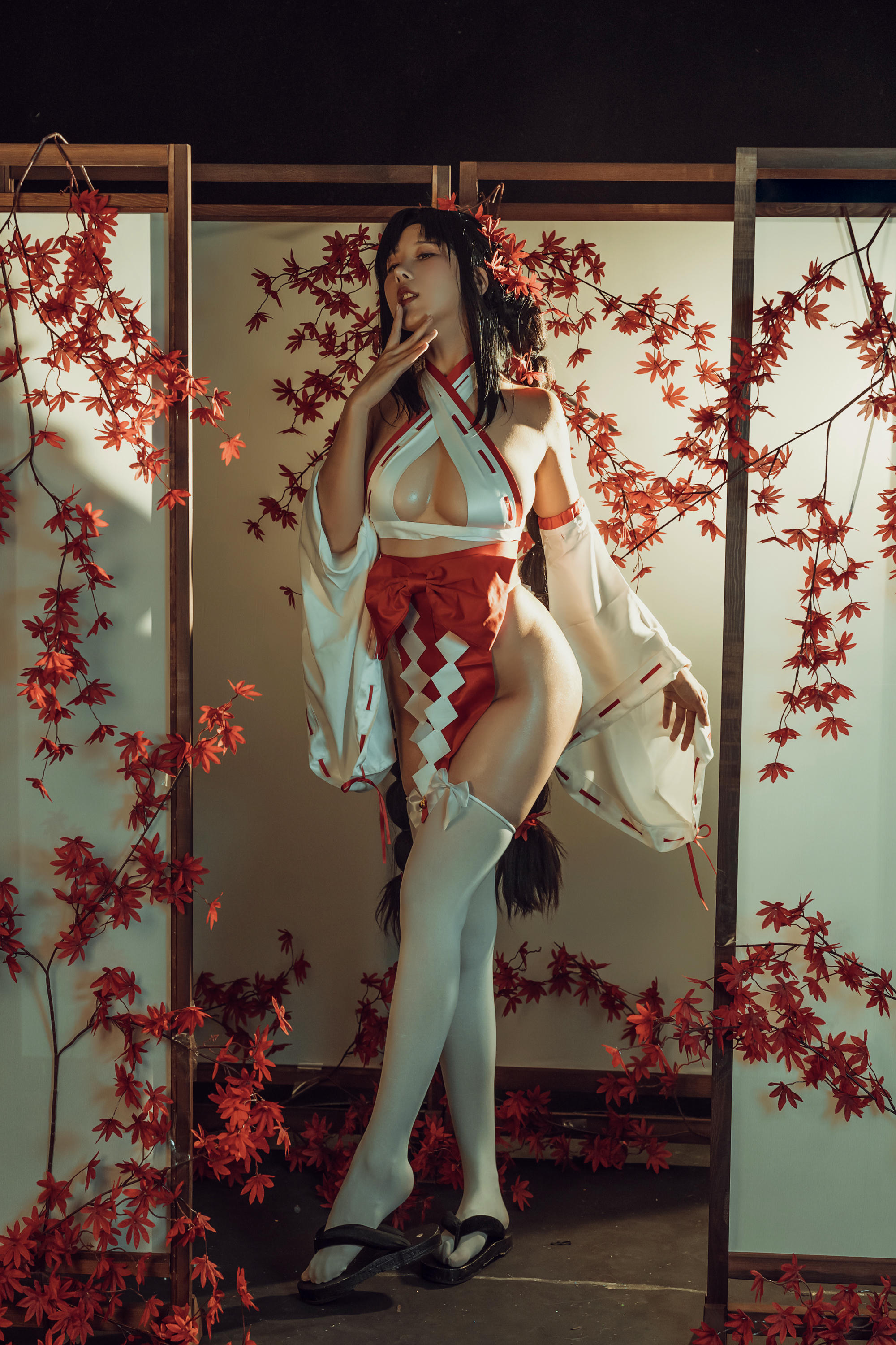 云溪溪 NO.004 奶桃巫女 [43P-425MB]_第1集