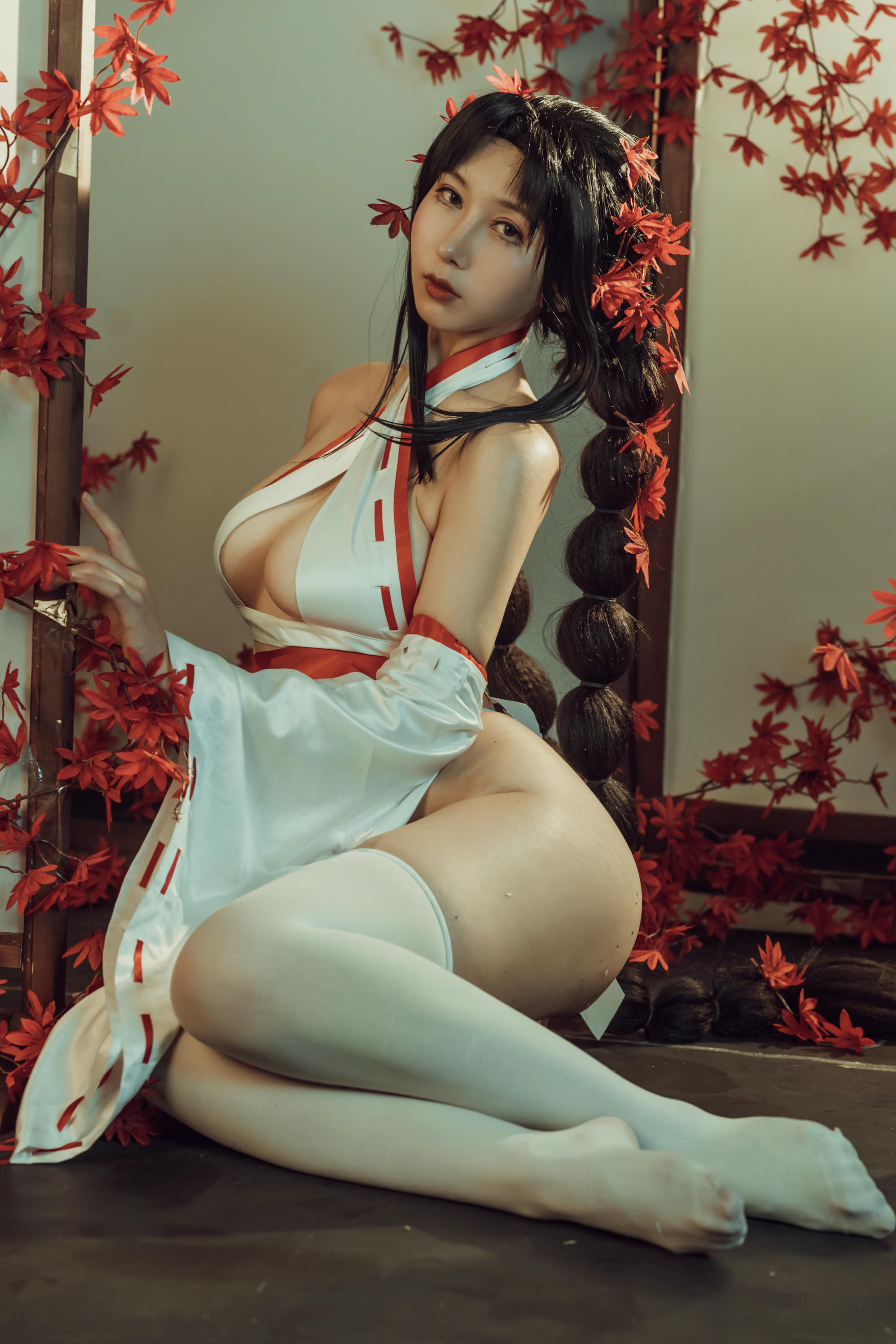 云溪溪 NO.004 奶桃巫女 [43P-425MB]_第1集