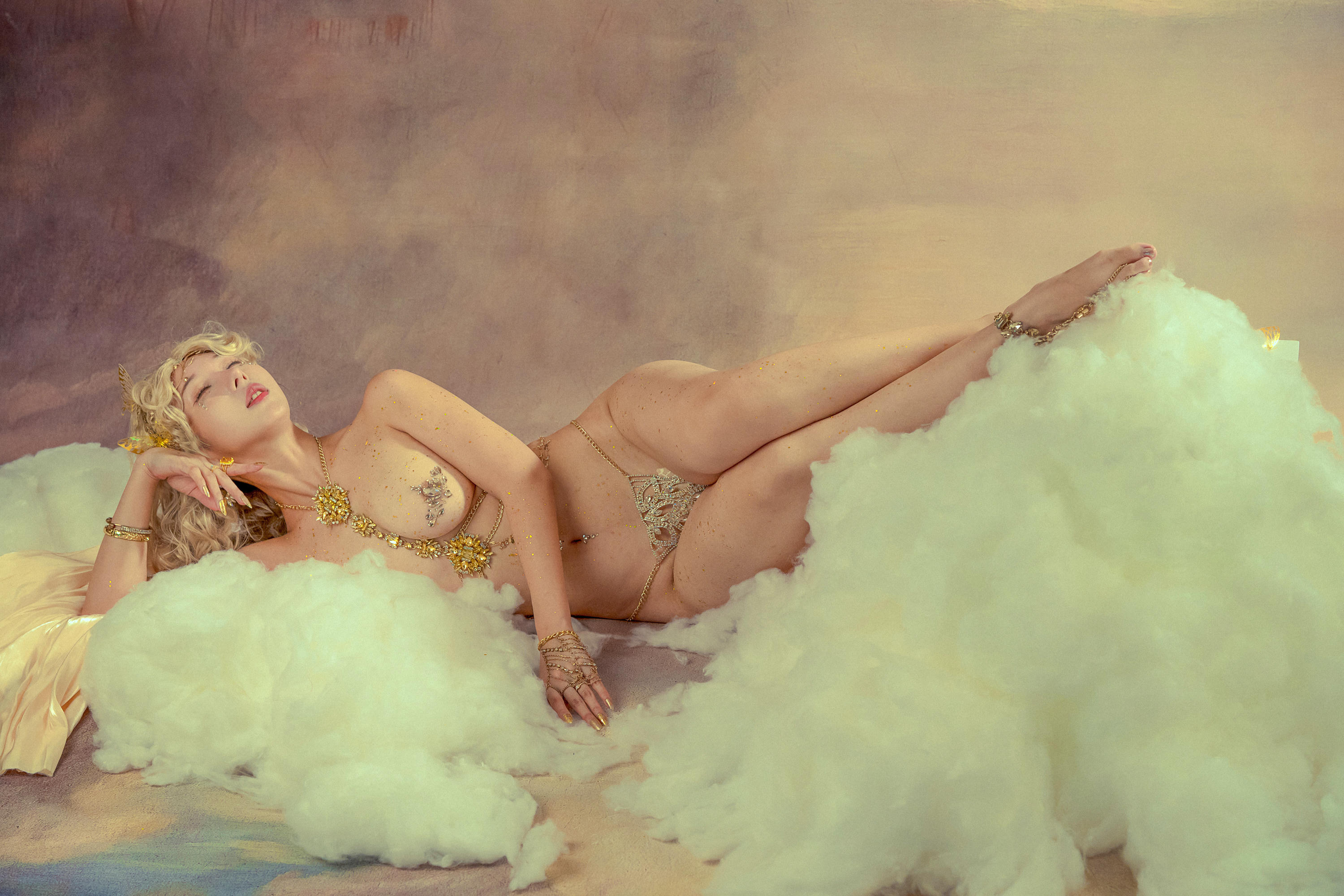 云溪溪 NO.039 奶桃 Tourmaline-Citrine黄水晶 [40P-533MB]_第1集