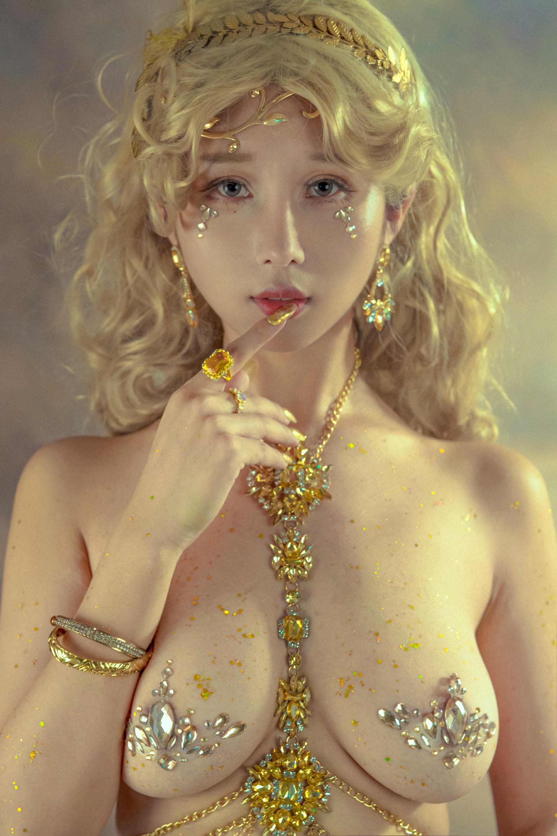 云溪溪 NO.039 奶桃 Tourmaline-Citrine黄水晶 [40P-533MB]_第2集