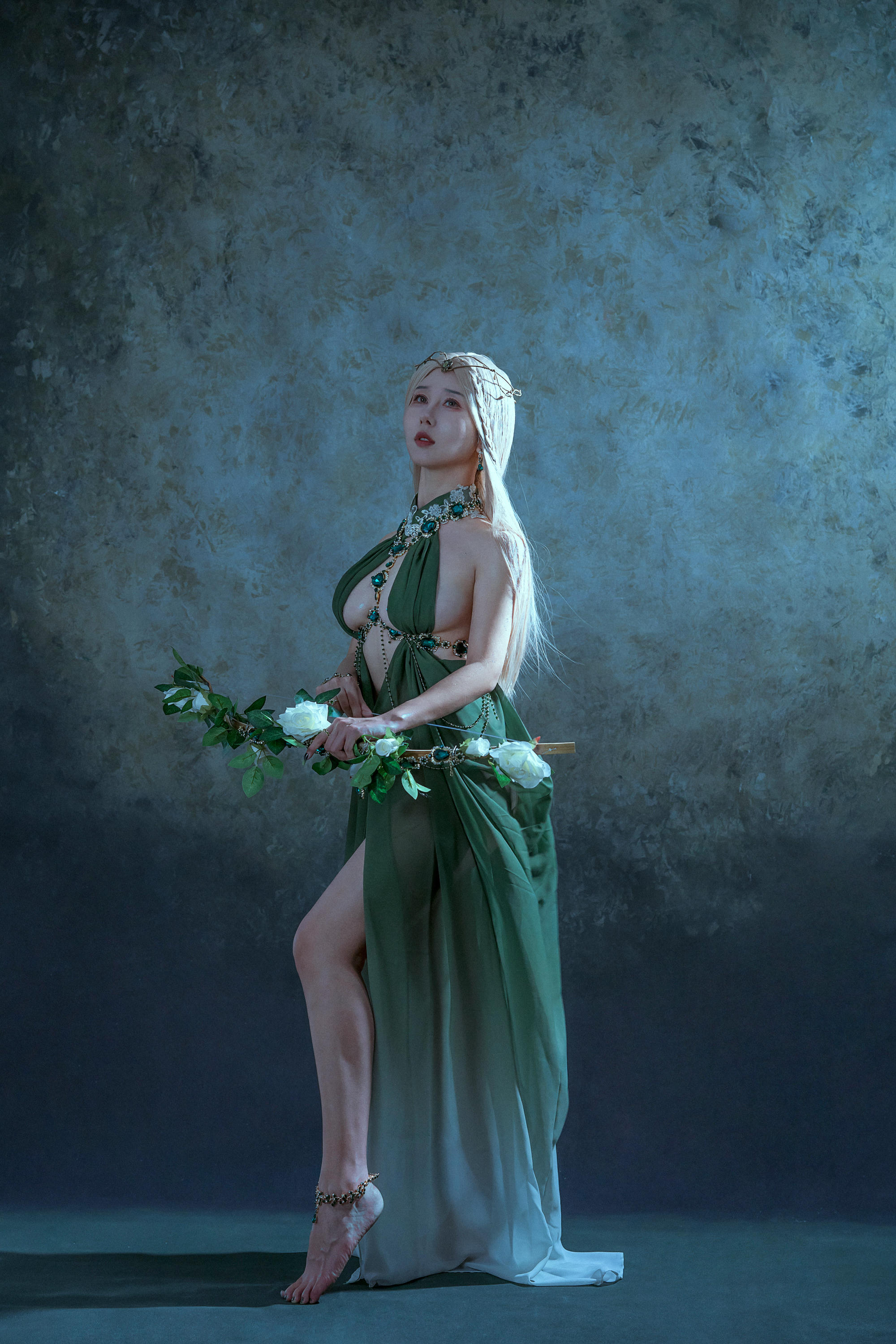 云溪溪 NO.041 奶桃 Tourmaline-Malachite孔雀石 [40P 376MB]_第1集