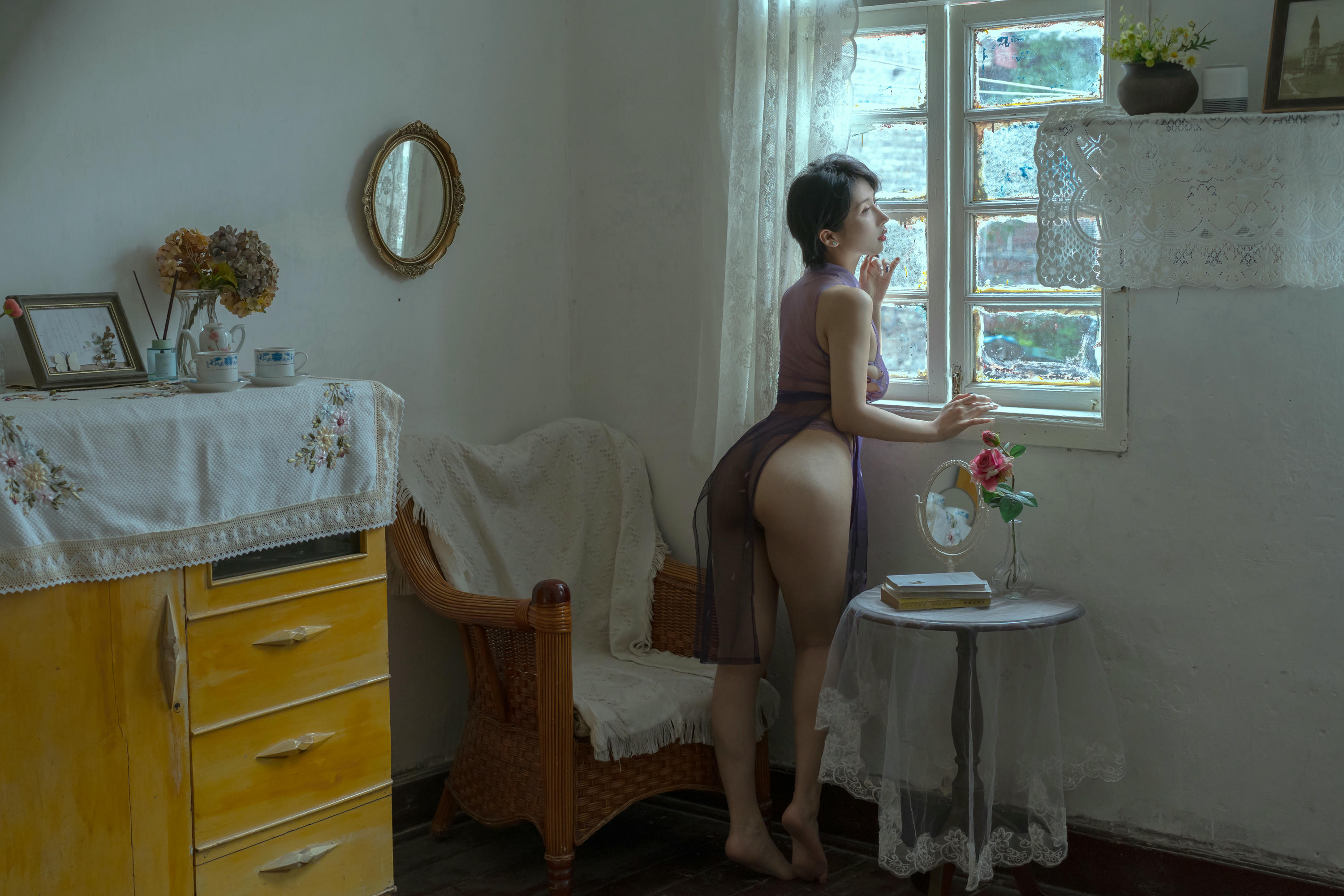 云溪溪 NO.043 奶桃 暧昧 [70P1V1.12GB]_第4集