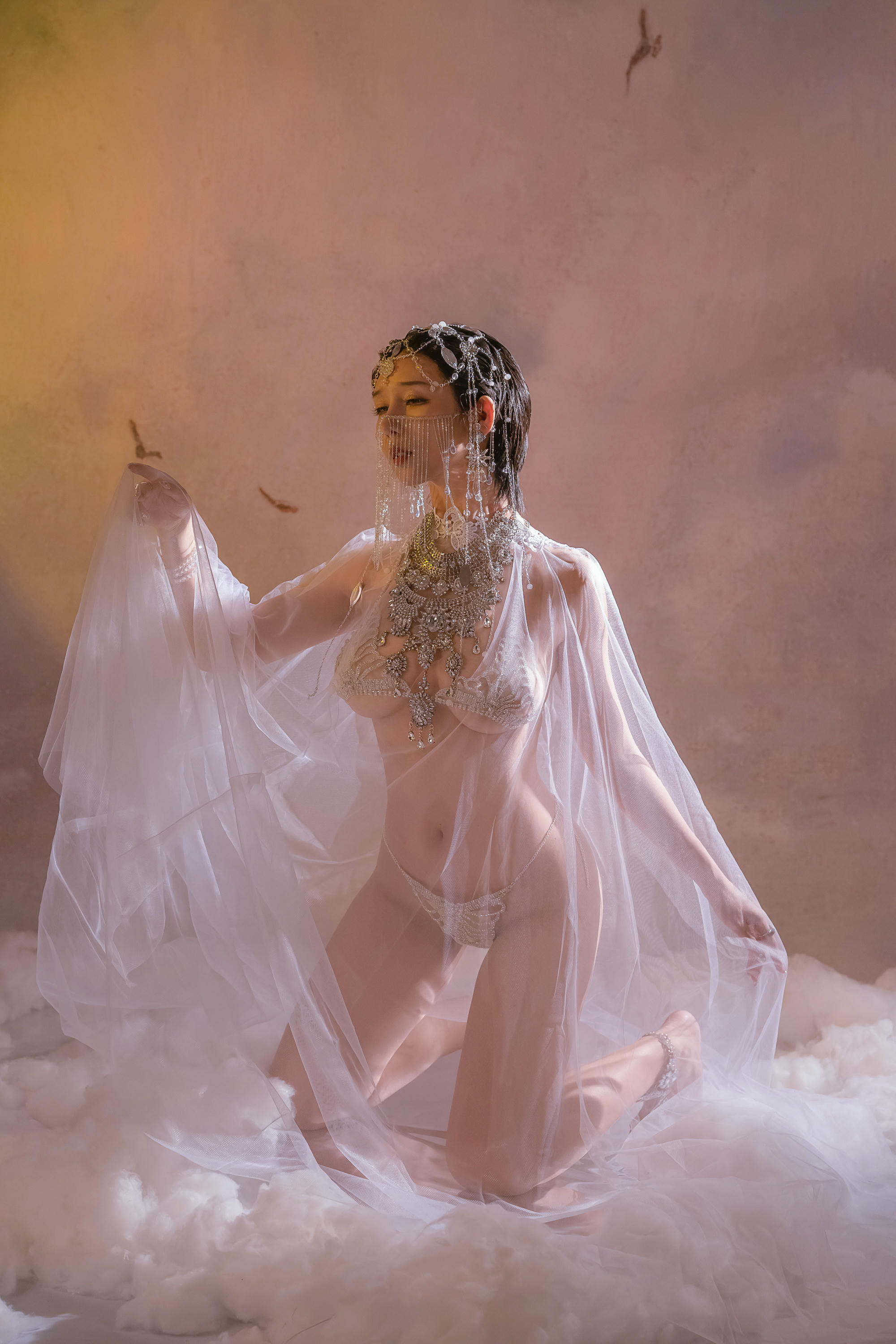 云溪溪 NO.045 奶桃 Iceland spar冰洲石 [40P 541MB]_第1集