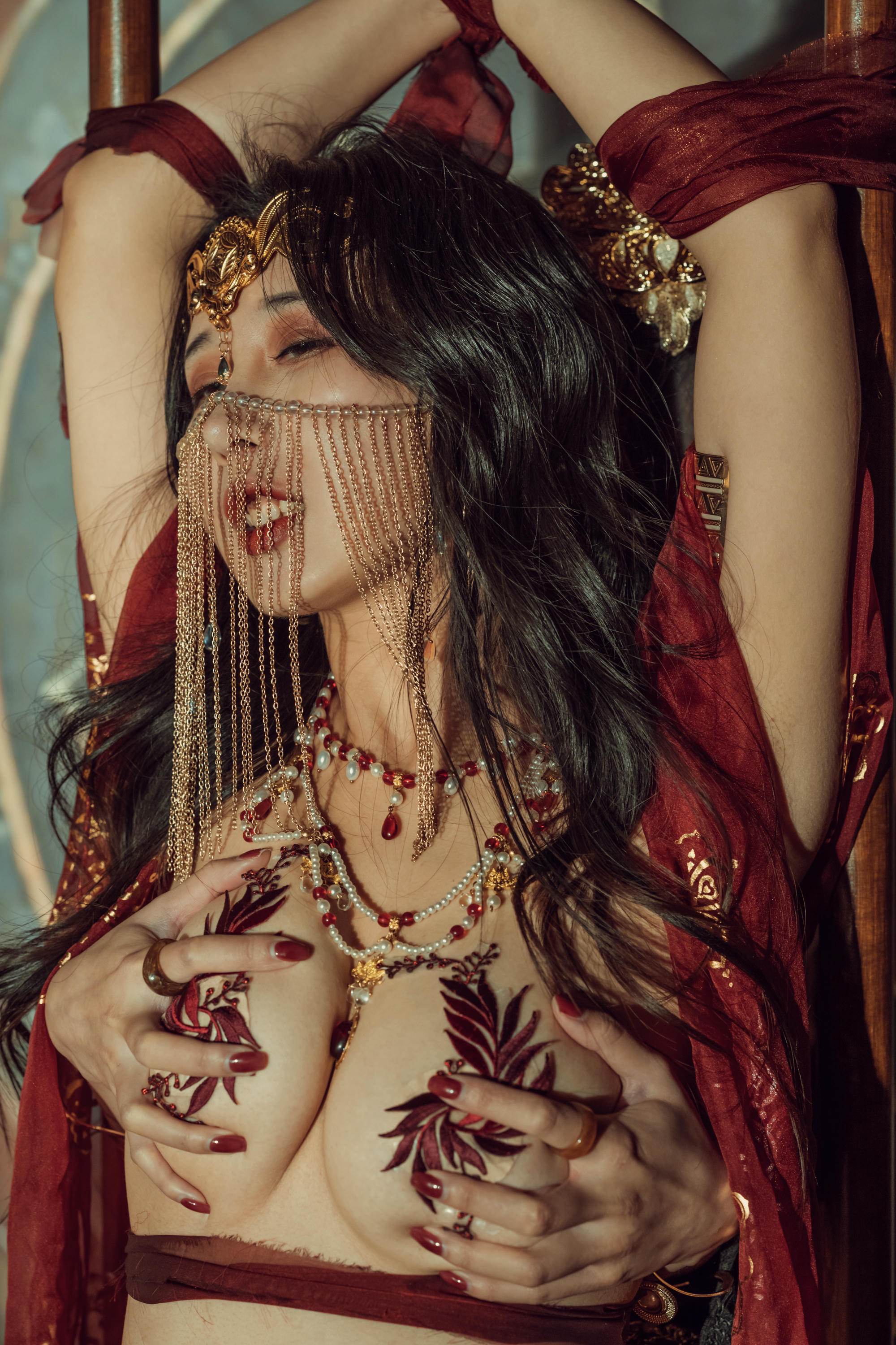 云溪溪 NO.047 奶桃 双人古风 [50P-657MB]_第2集