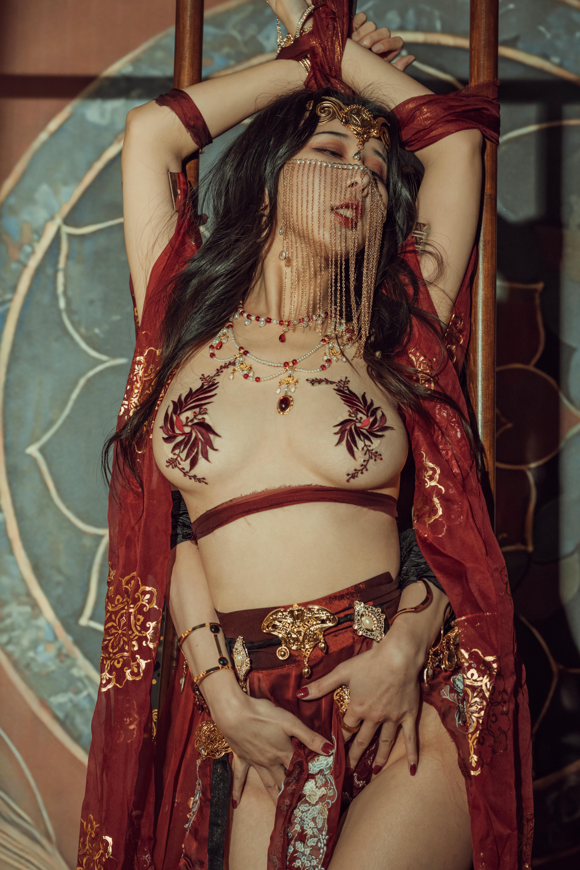 云溪溪 NO.047 奶桃 双人古风 [50P-657MB]_第2集