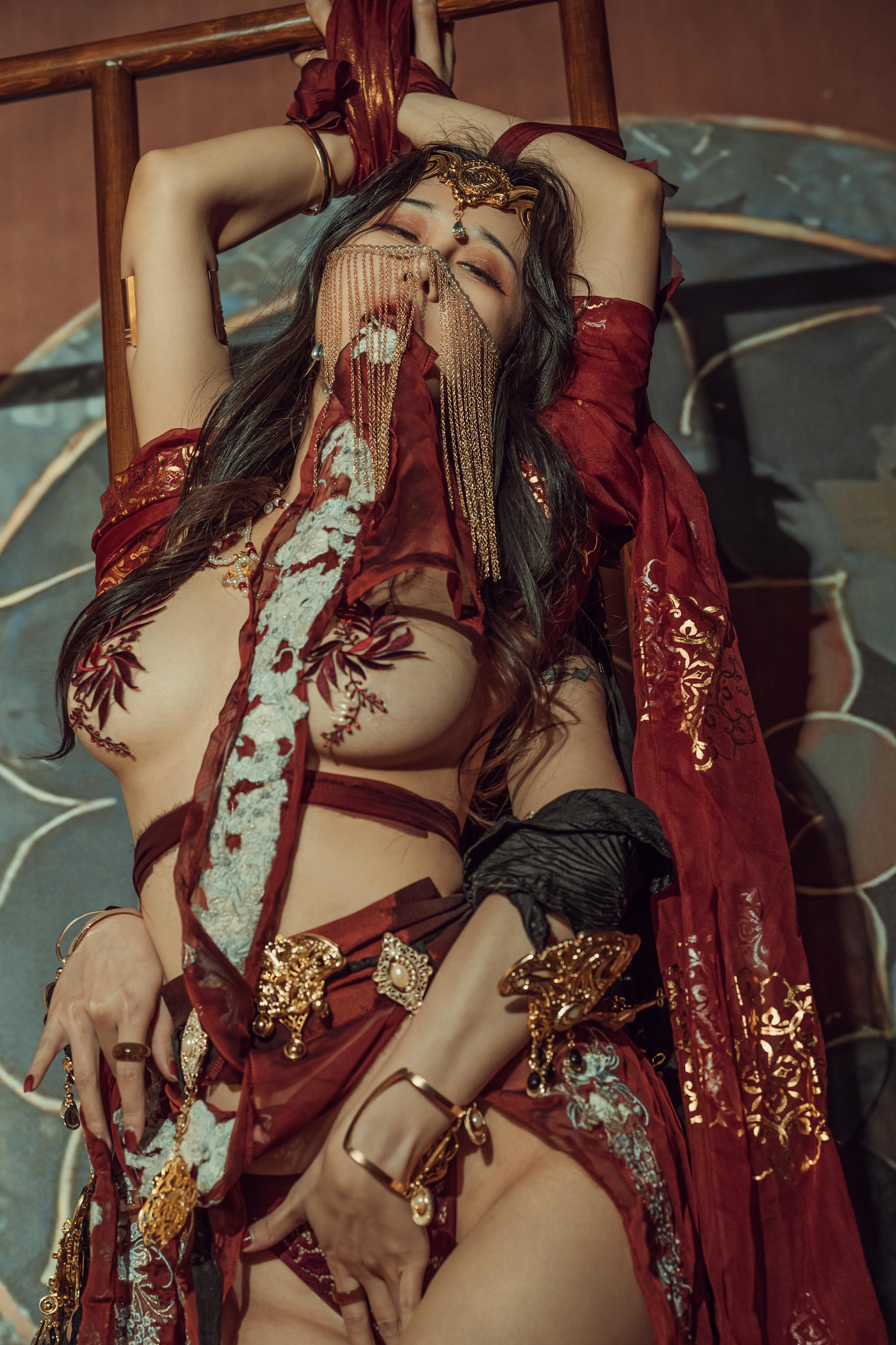 云溪溪 NO.047 奶桃 双人古风 [50P-657MB]_第1集