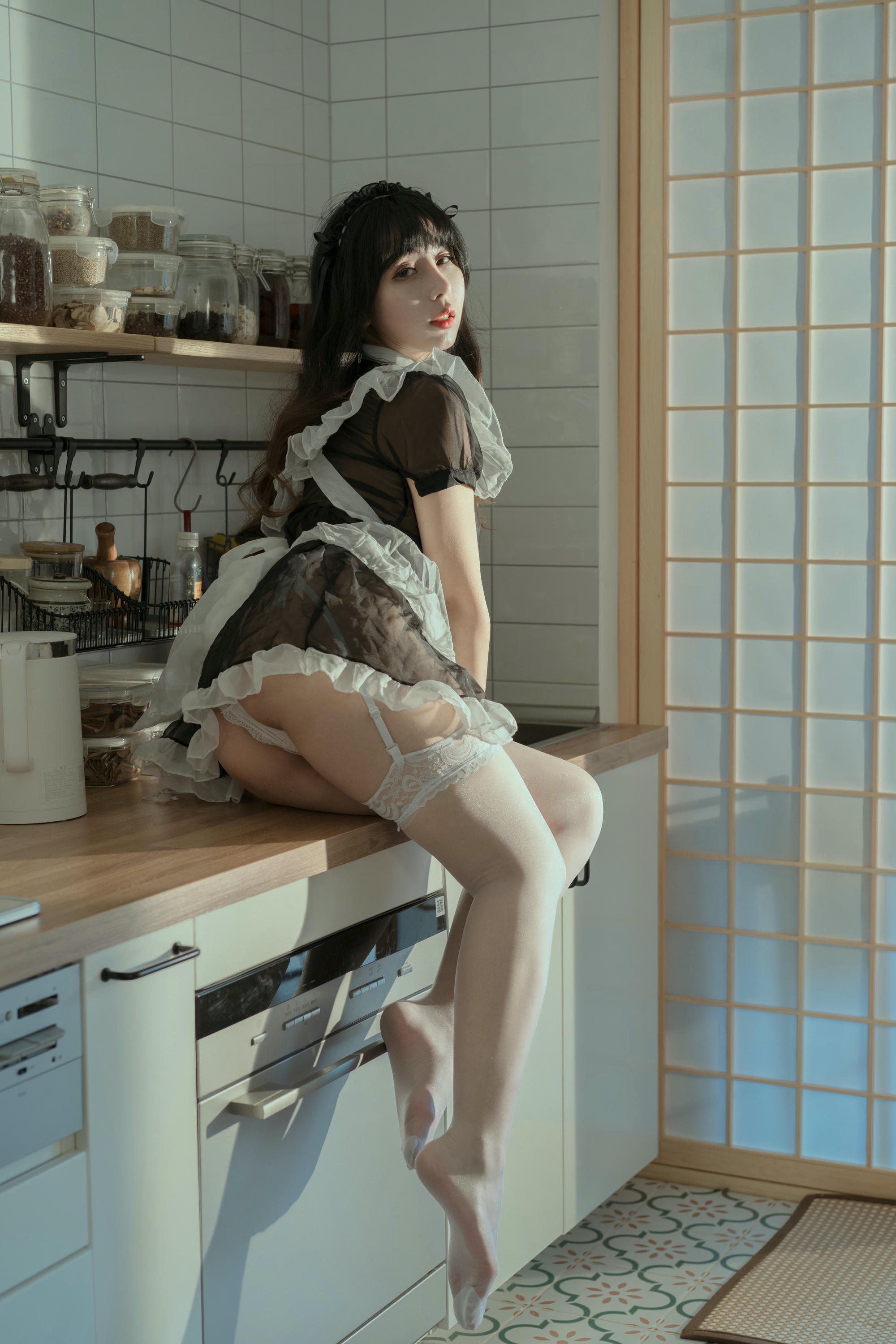 云溪溪 NO.006 奶桃 女仆 [40P8V-603MB]_第1集