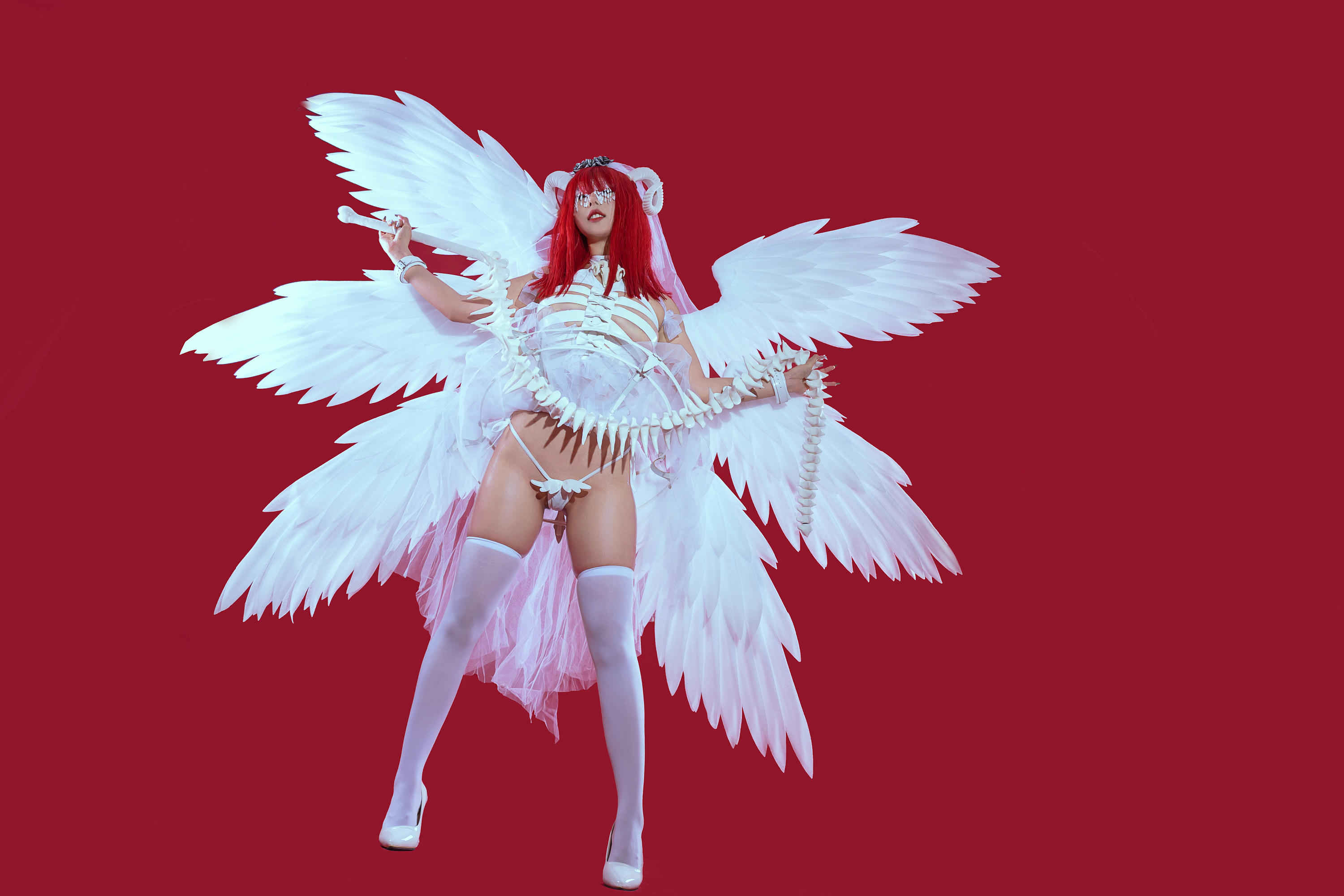 云溪溪 NO.061 火锅味的奶桃桃 萝斯莉莉斯 六翼炽天使 [24P／240MB]_第1集