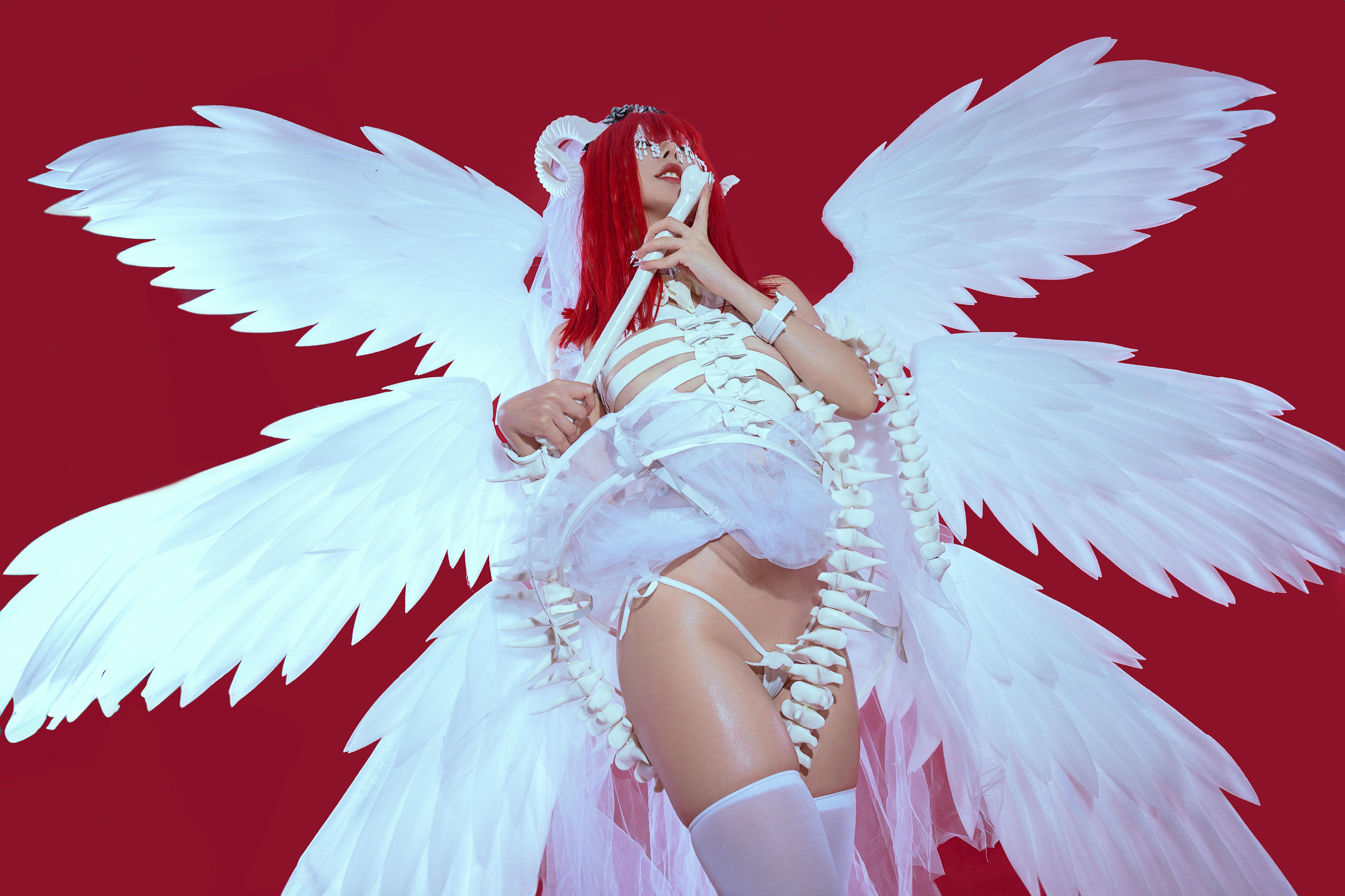 云溪溪 NO.061 火锅味的奶桃桃 萝斯莉莉斯 六翼炽天使 [24P／240MB]_第1集