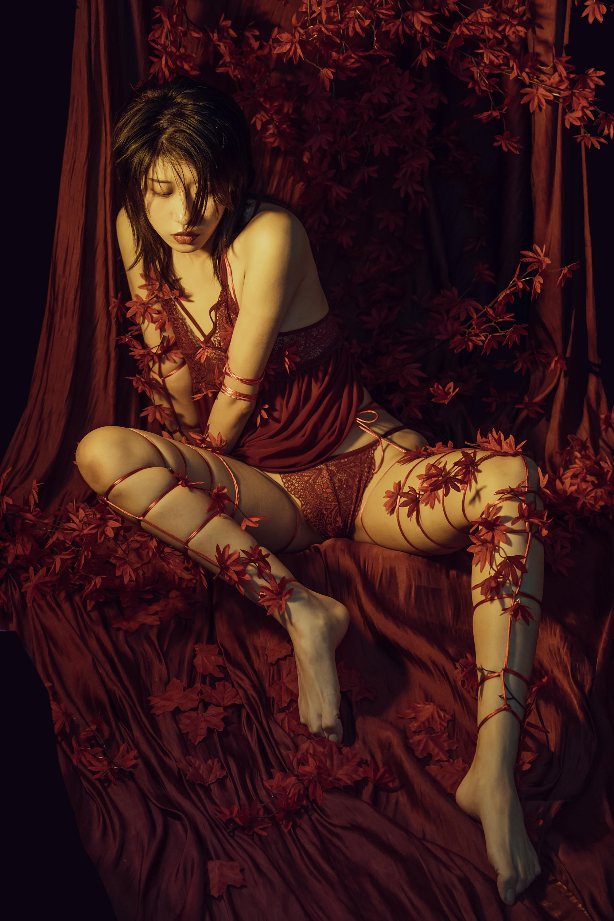 云溪溪 NO.007 花与绳 [58P-612MB]_第1集