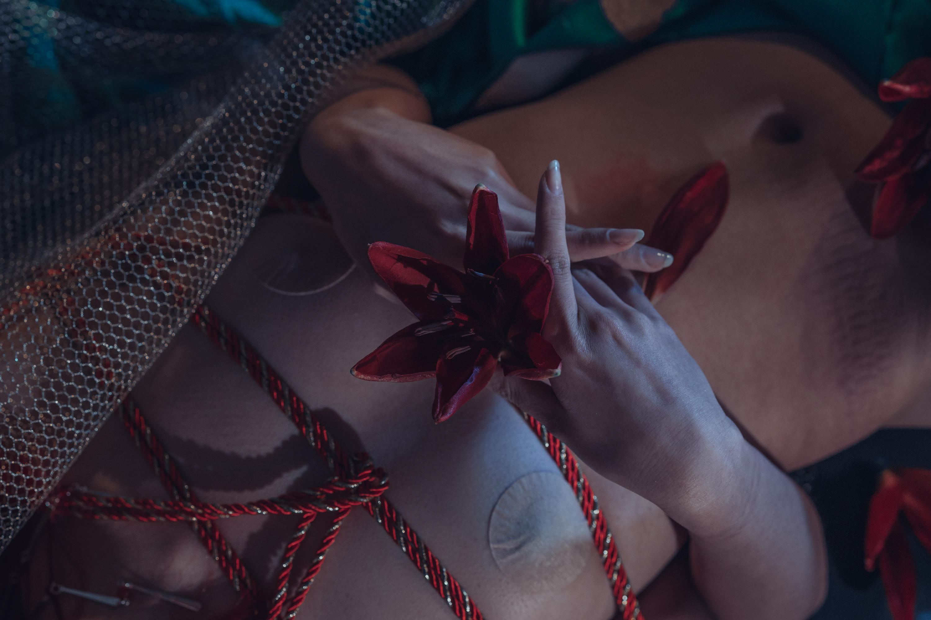 云溪溪 NO.007 花与绳 [58P-612MB]_第1集