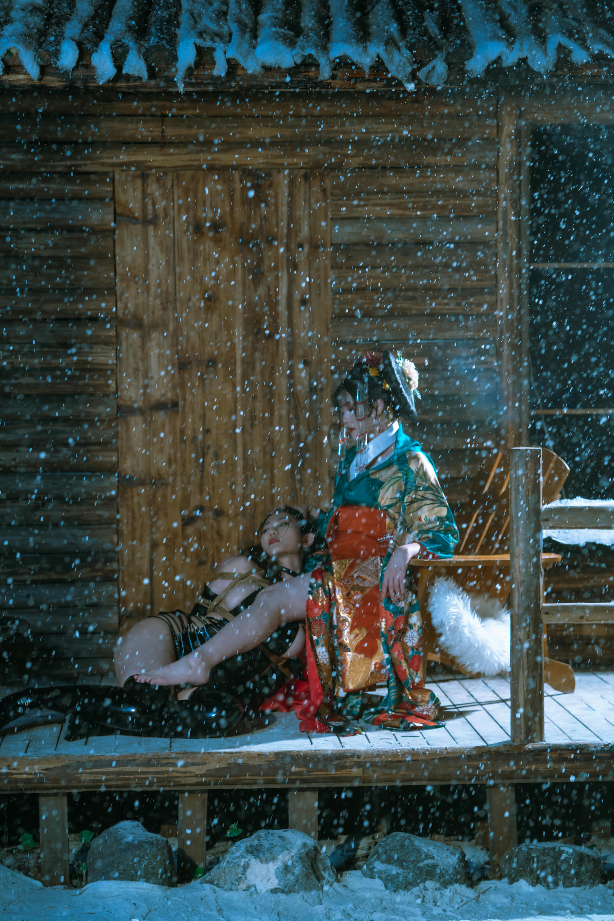 云溪溪 NO.068 云溪溪×星澜×夏夏子 花魁X忍者 [59P+1V／1.38GB]_第3集