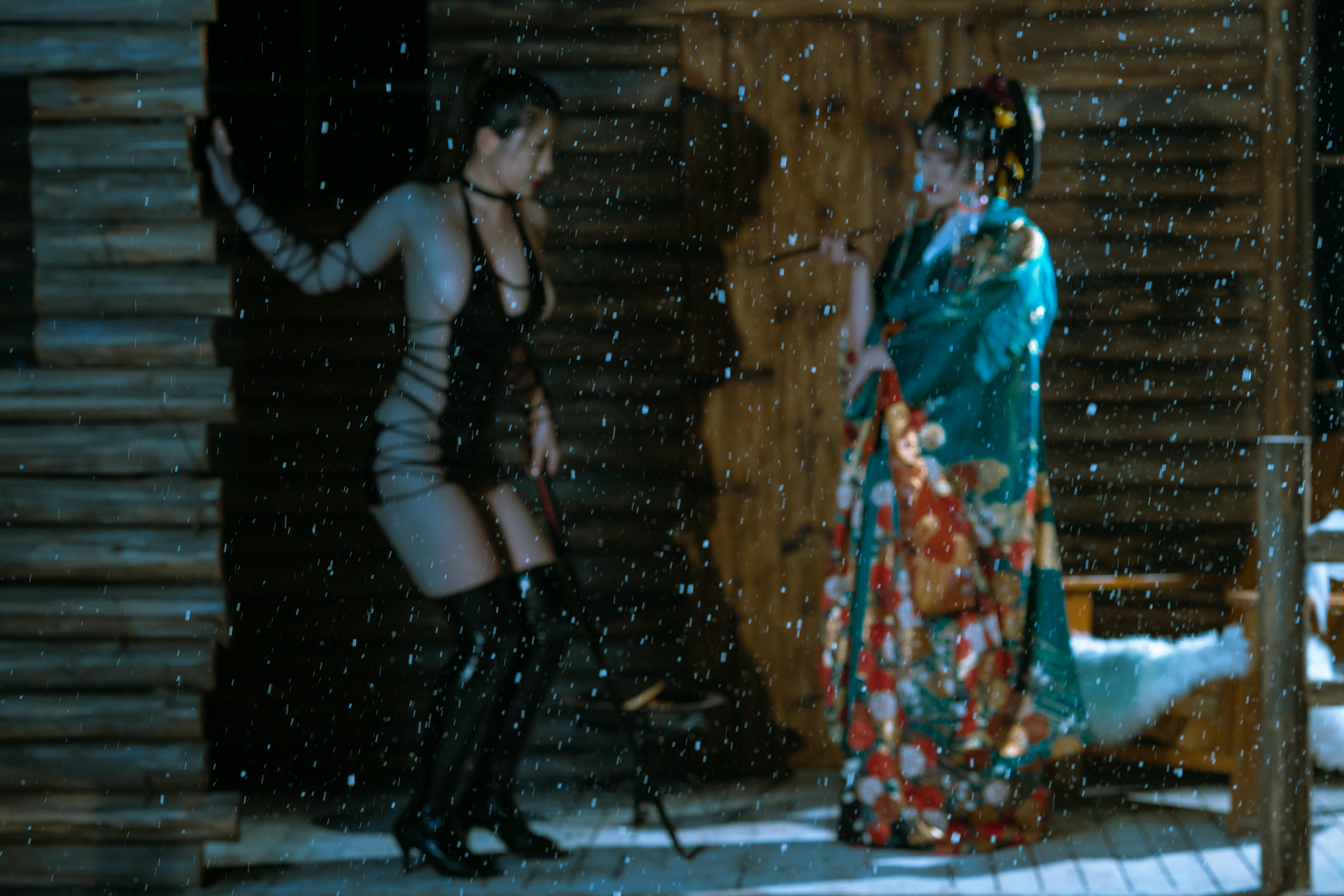 云溪溪 NO.068 云溪溪×星澜×夏夏子 花魁X忍者 [59P+1V／1.38GB]_第1集