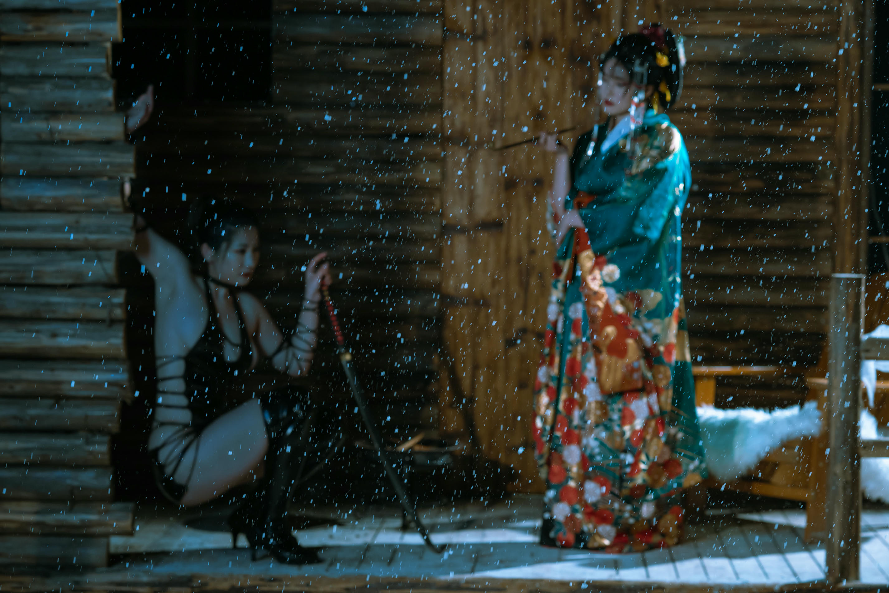 云溪溪 NO.068 云溪溪×星澜×夏夏子 花魁X忍者 [59P+1V／1.38GB]_第1集