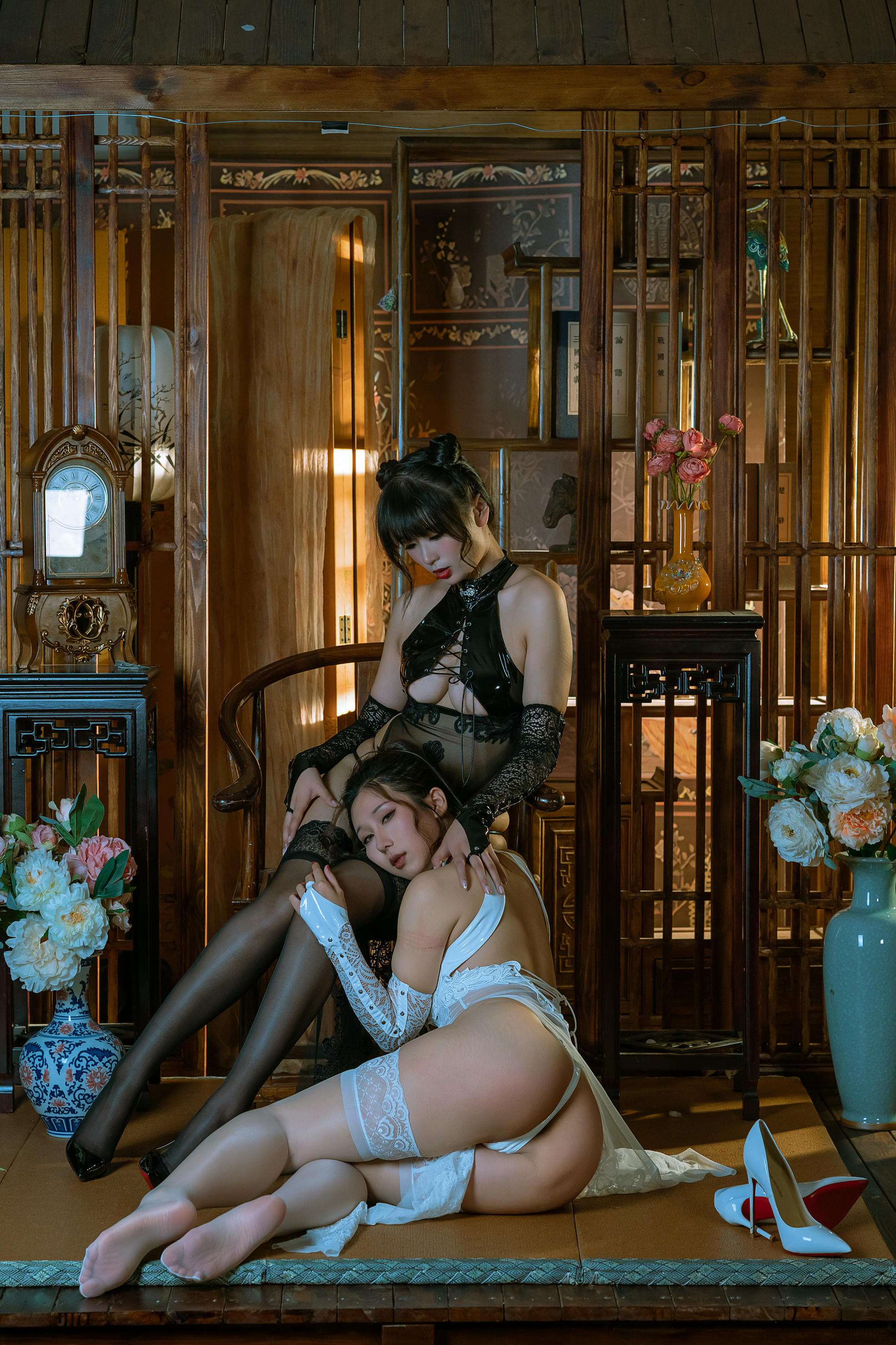 云溪溪 NO.087 奶桃桃&轩萧学姐 缠绵2[14P-1V-226.6M]_第1集