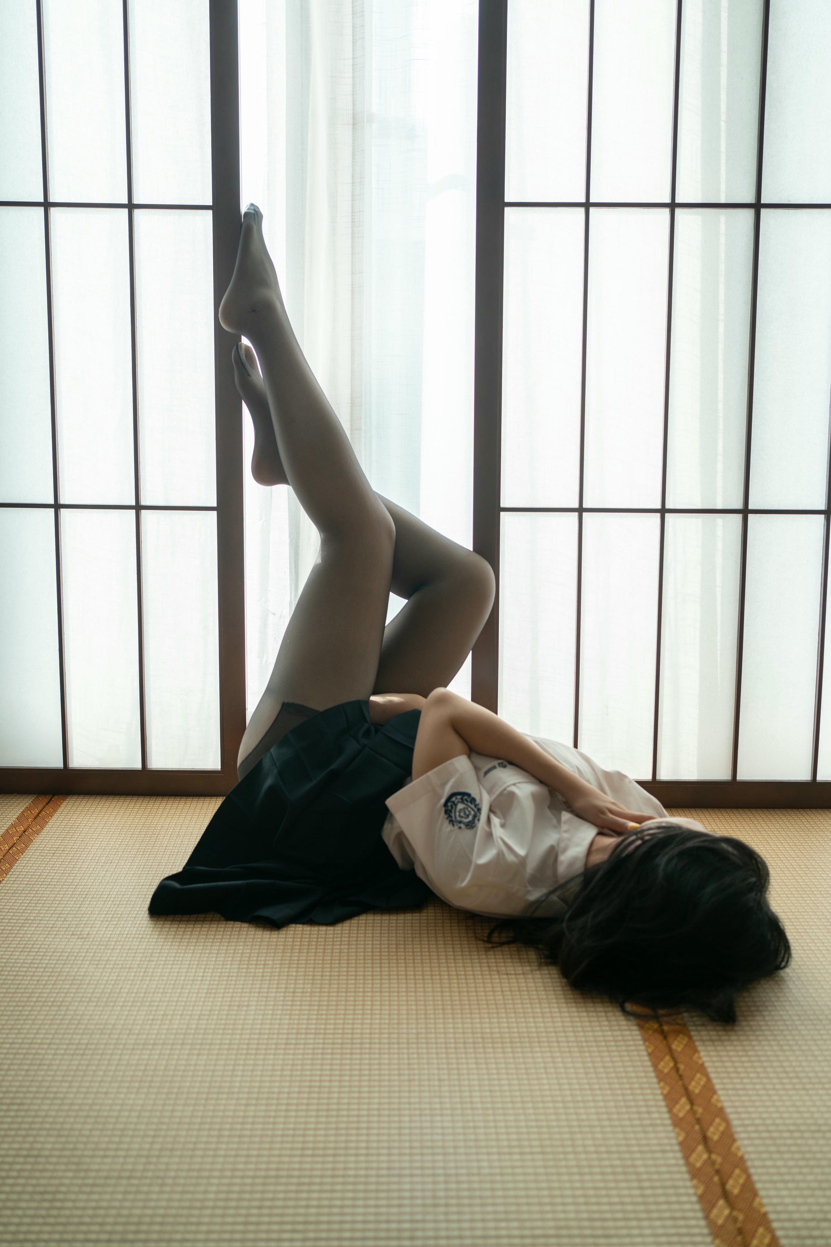 云溪溪 NO.009 奶桃 黑丝学妹 [60P-460MB]_第1集