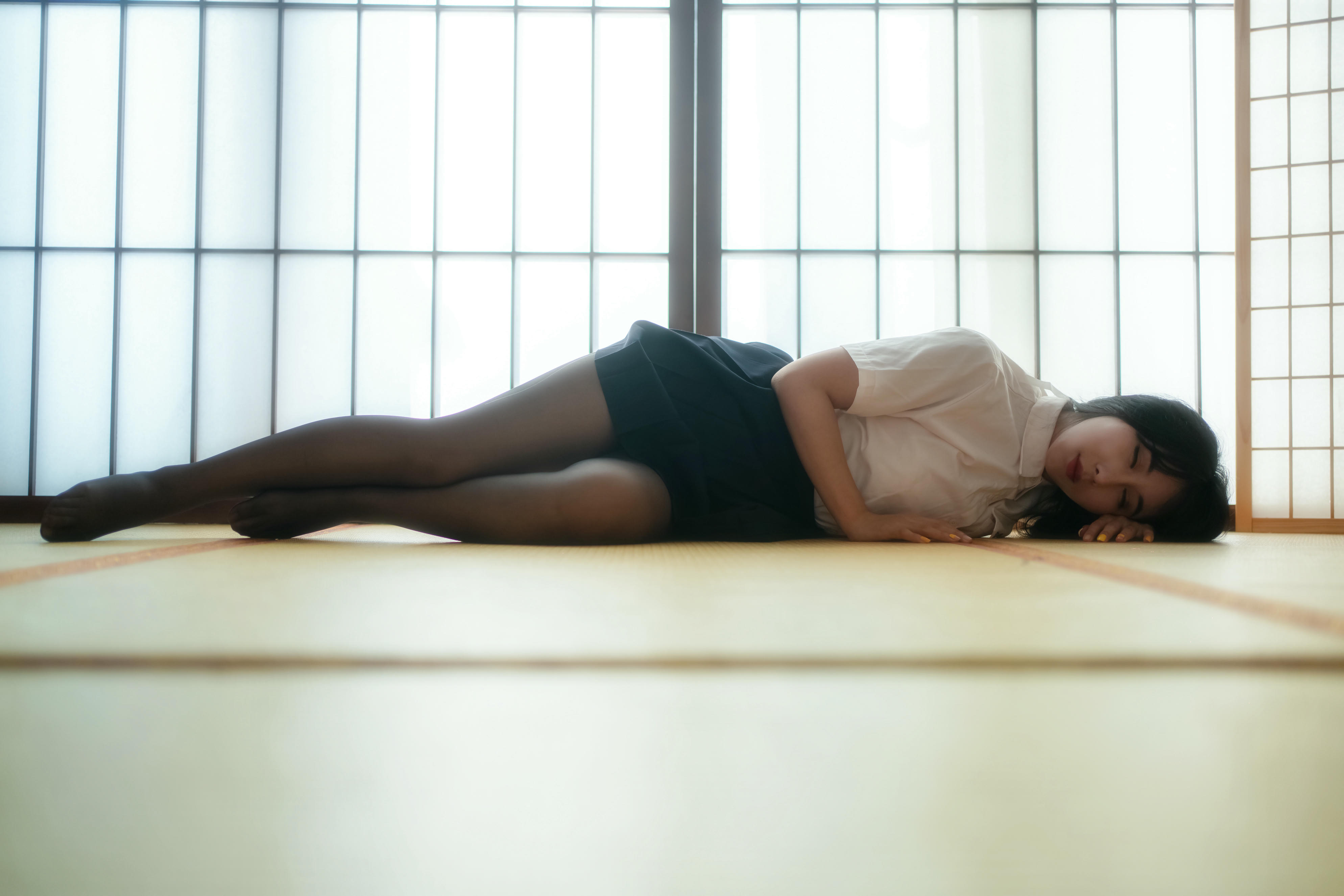 云溪溪 NO.009 奶桃 黑丝学妹 [60P-460MB]_第1集