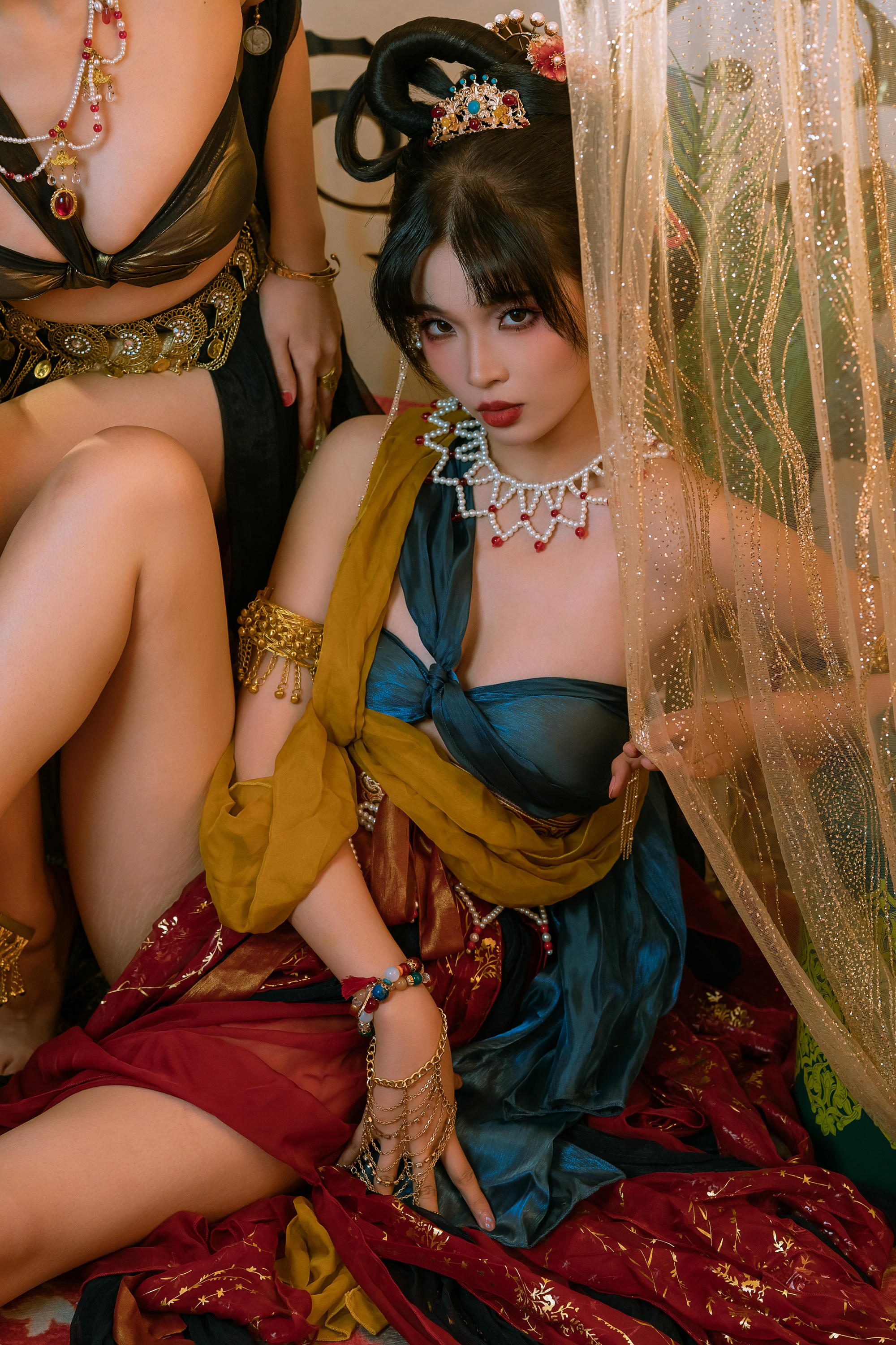 云溪溪 NO.090 奶桃桃&轩萧学姐 古风敦煌[34P-1V-488.2M]_第1集