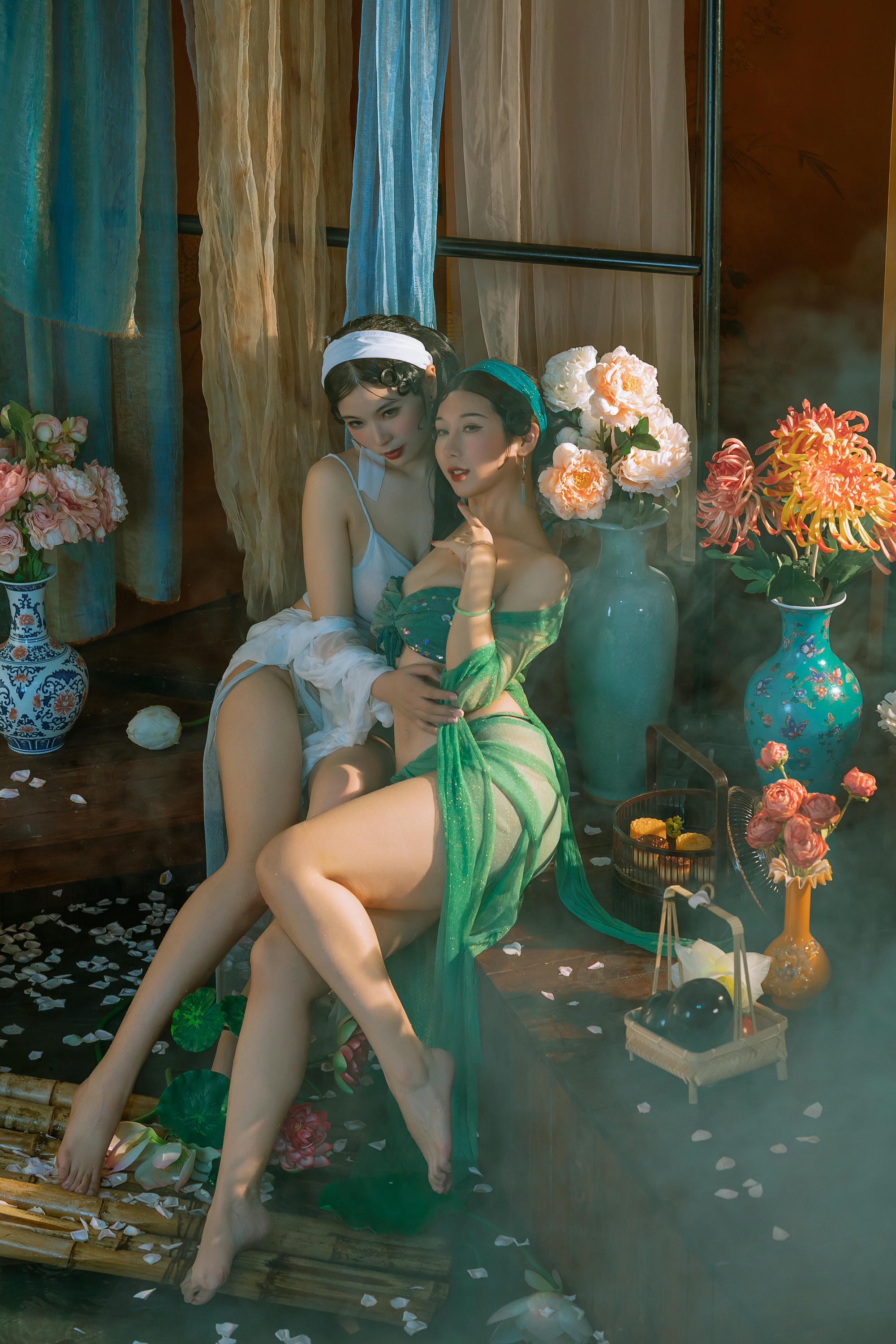 云溪溪 NO.093 奶桃桃&轩萧学姐 朝开暮落-上 [105P+5V／4.62GB]_第6集