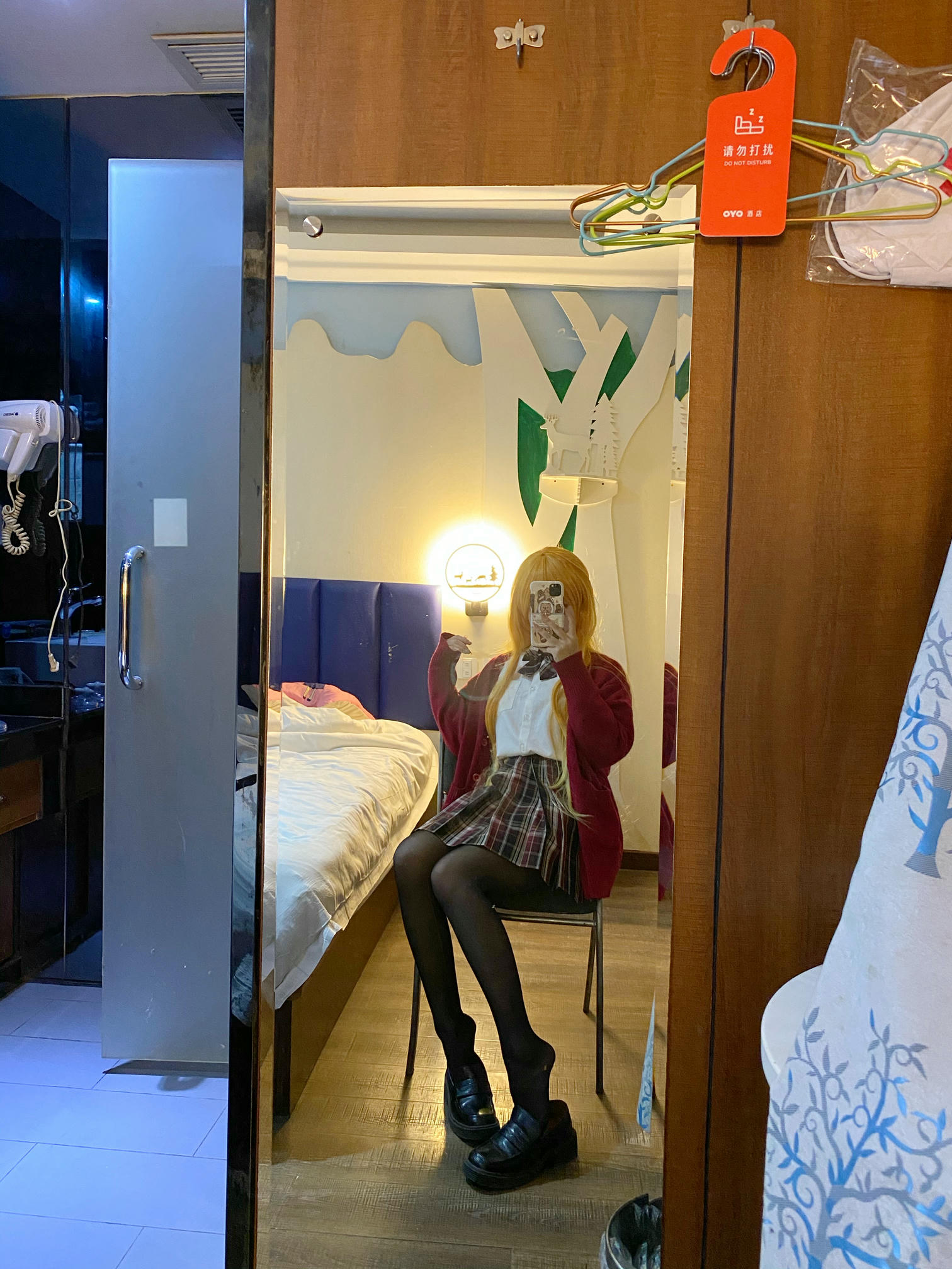 芋圆侑子 NO.013 金毛不良jk [42P5V-533MB]_第1集