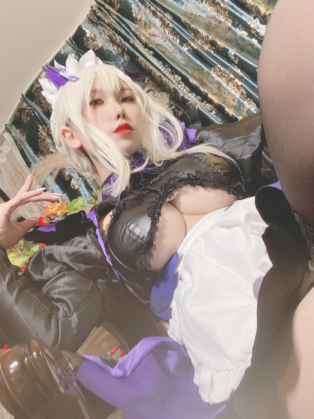 芋圆侑子 NO.015 黑枪呆女仆自拍 [24P3V-211MB]_第1集