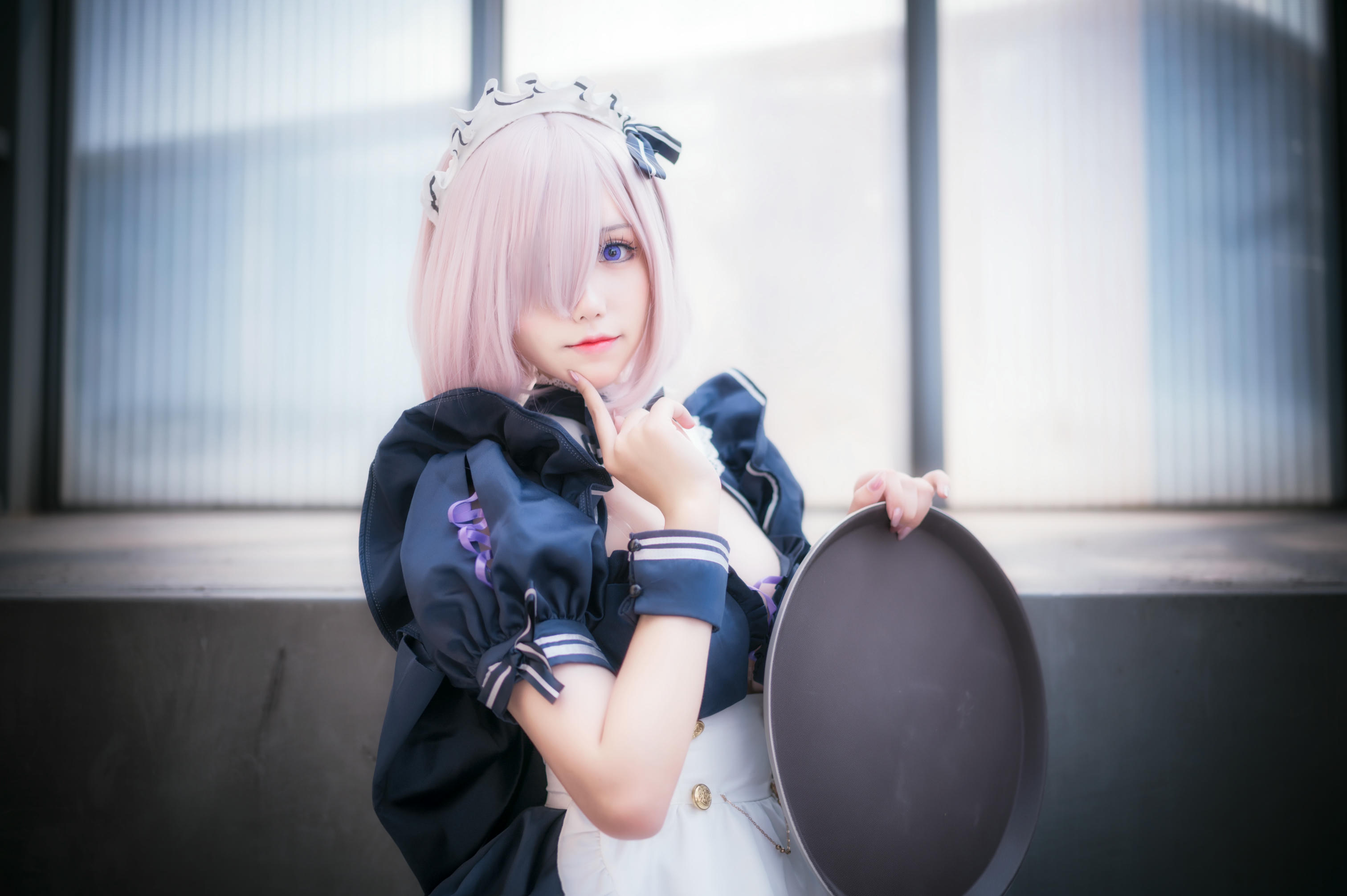 芋圆侑子 NO.015 黑枪呆女仆自拍 [24P3V-211MB]_第1集