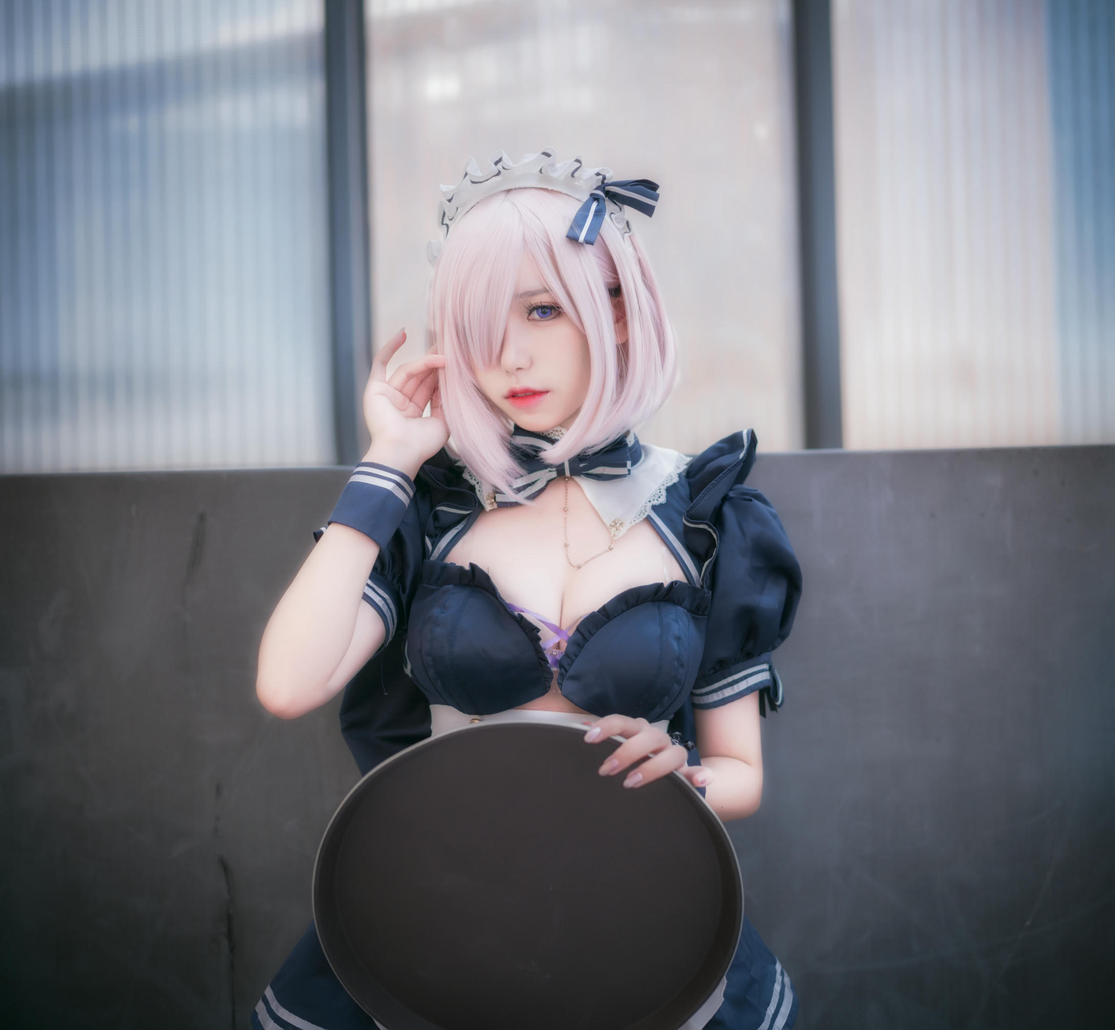 芋圆侑子 NO.015 黑枪呆女仆自拍 [24P3V-211MB]_第2集