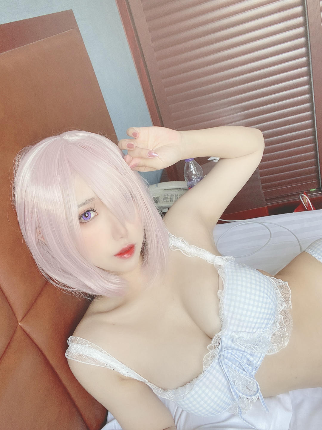 芋圆侑子 NO.021 蓝格子小清新 [22P-76MB]_第1集