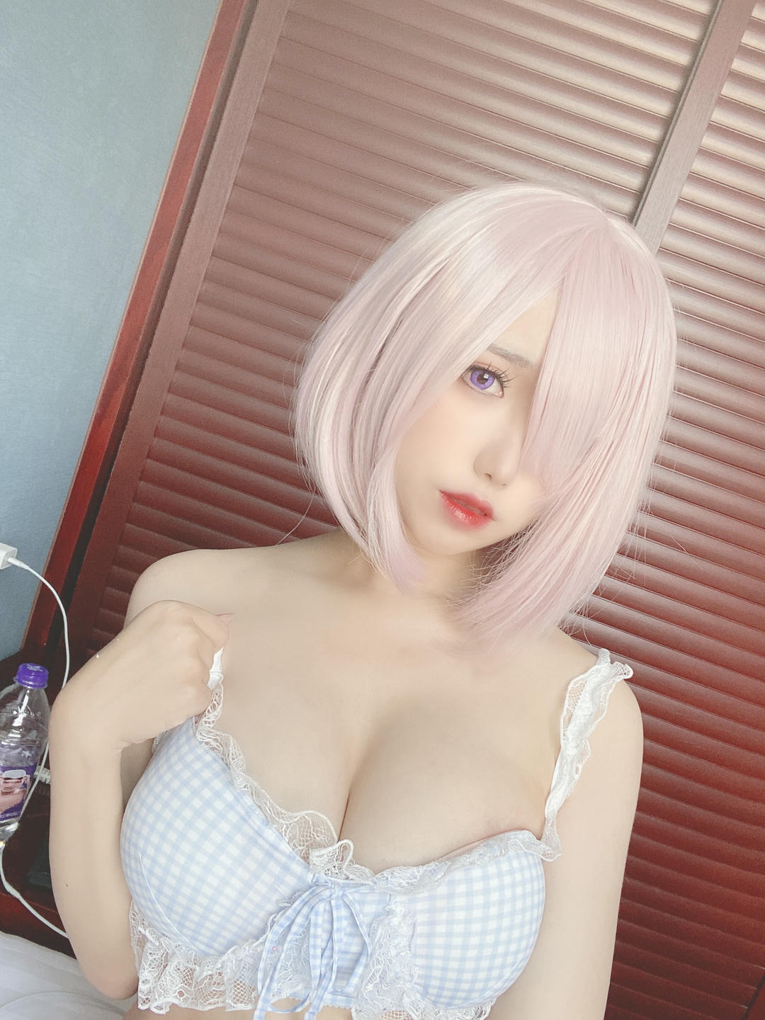 芋圆侑子 NO.021 蓝格子小清新 [22P-76MB]_第1集