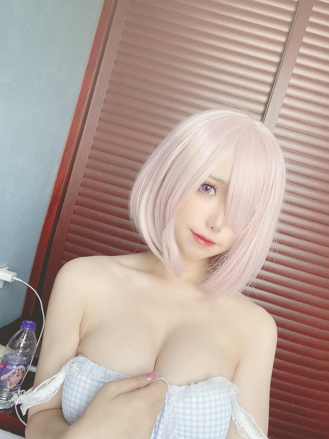 芋圆侑子 NO.021 蓝格子小清新 [22P-76MB]_第1集