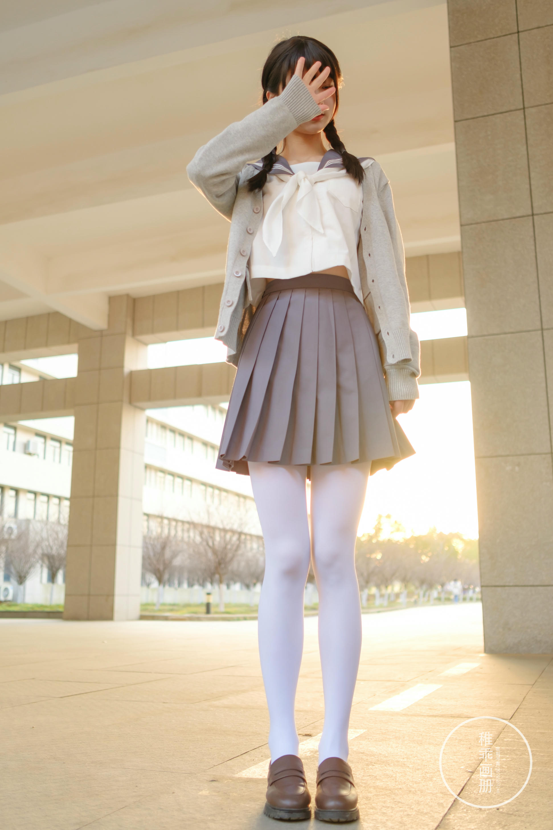 稚乖画册 NO.005 晴空03 双马尾jk [71P1V-0.99GB]_第1集