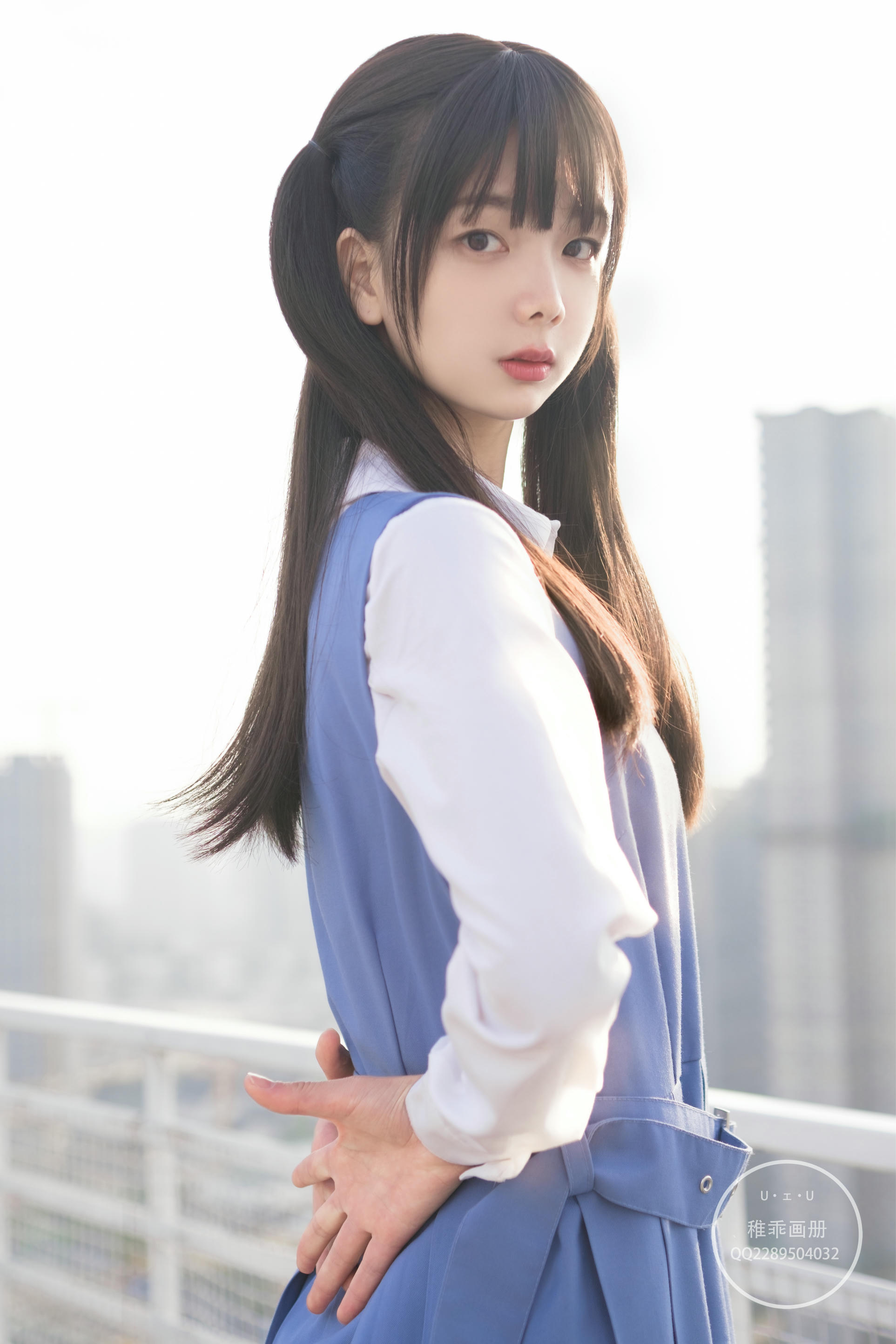 稚乖画册 NO.013 夜夜 天台真空80D白丝 [79P1V 1.10GB]_第1集