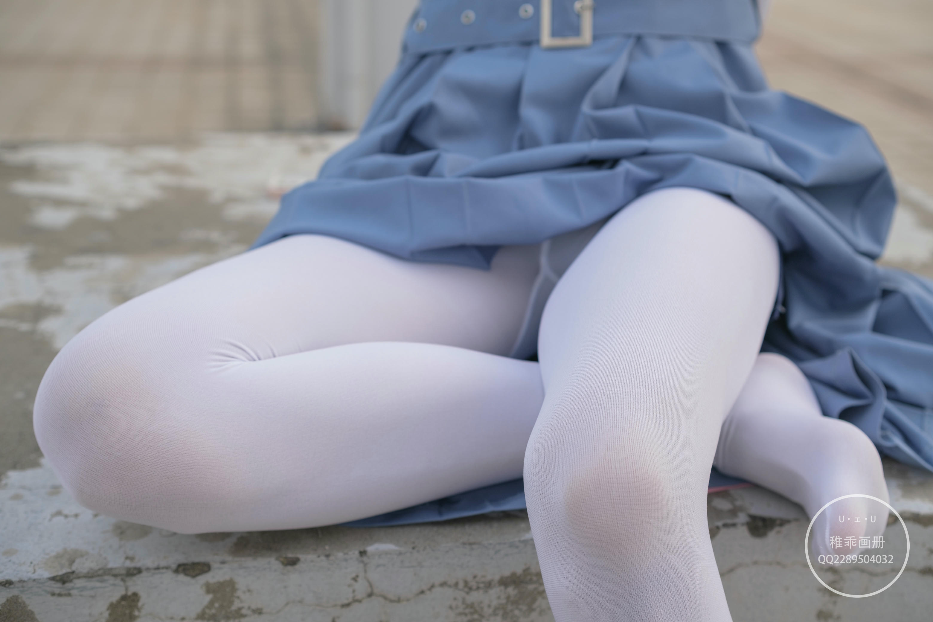 稚乖画册 NO.013 夜夜 天台真空80D白丝 [79P1V 1.10GB]_第3集