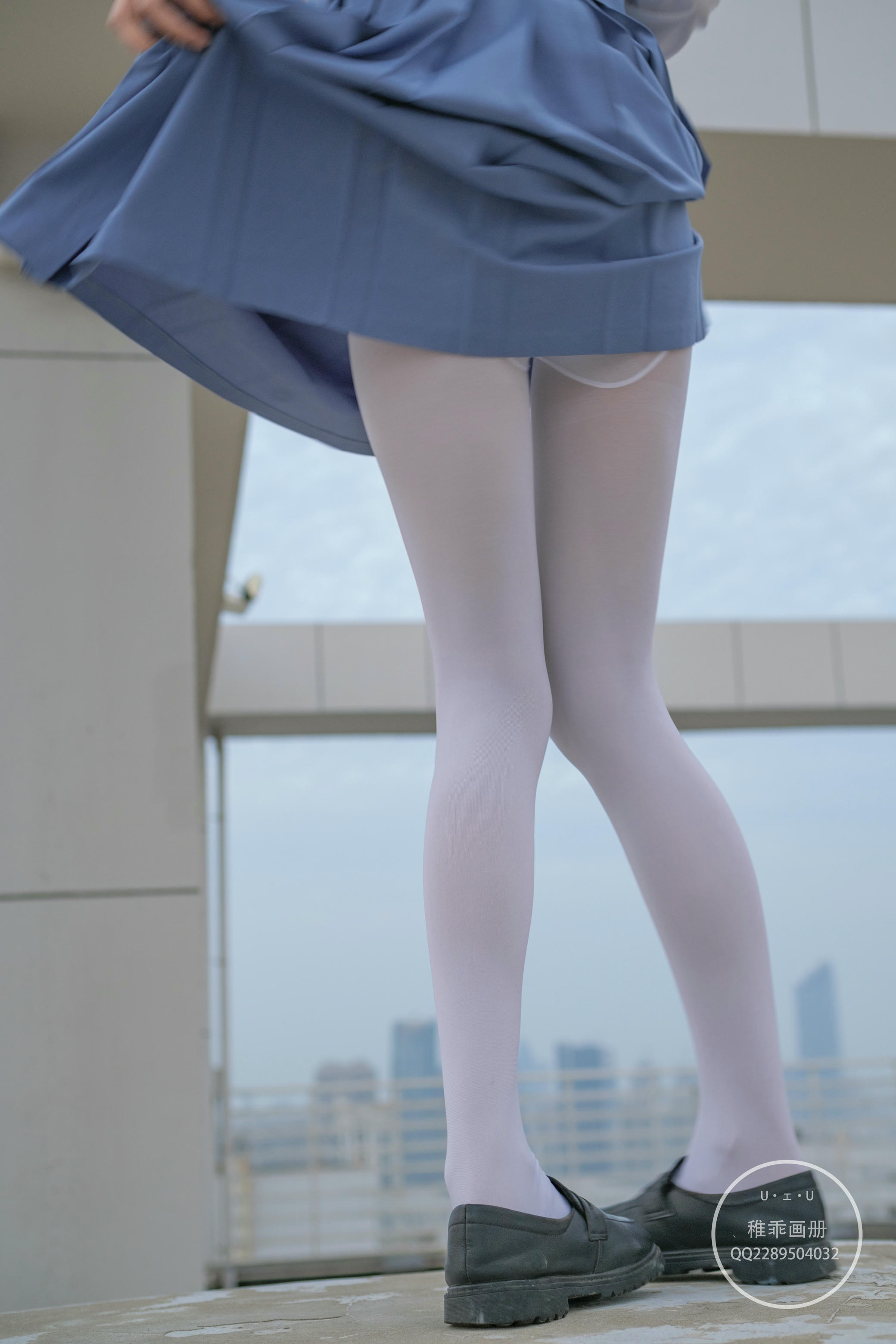 稚乖画册 NO.013 夜夜 天台真空80D白丝 [79P1V 1.10GB]_第4集