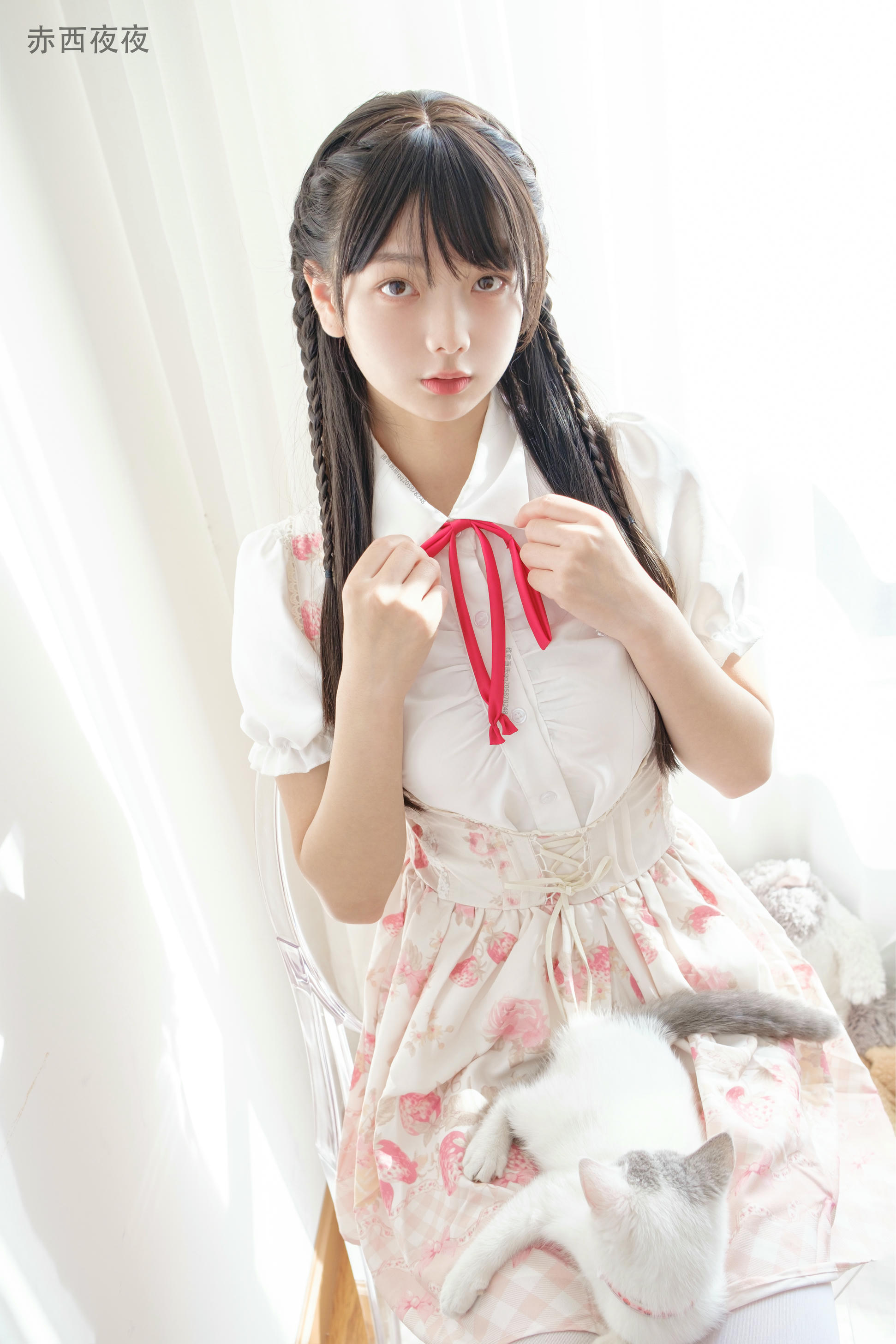 稚乖画册 NO.018 晴空 07 夜夜 白丝JK 一亿像素 [81P1V-3.22GB]_第1集