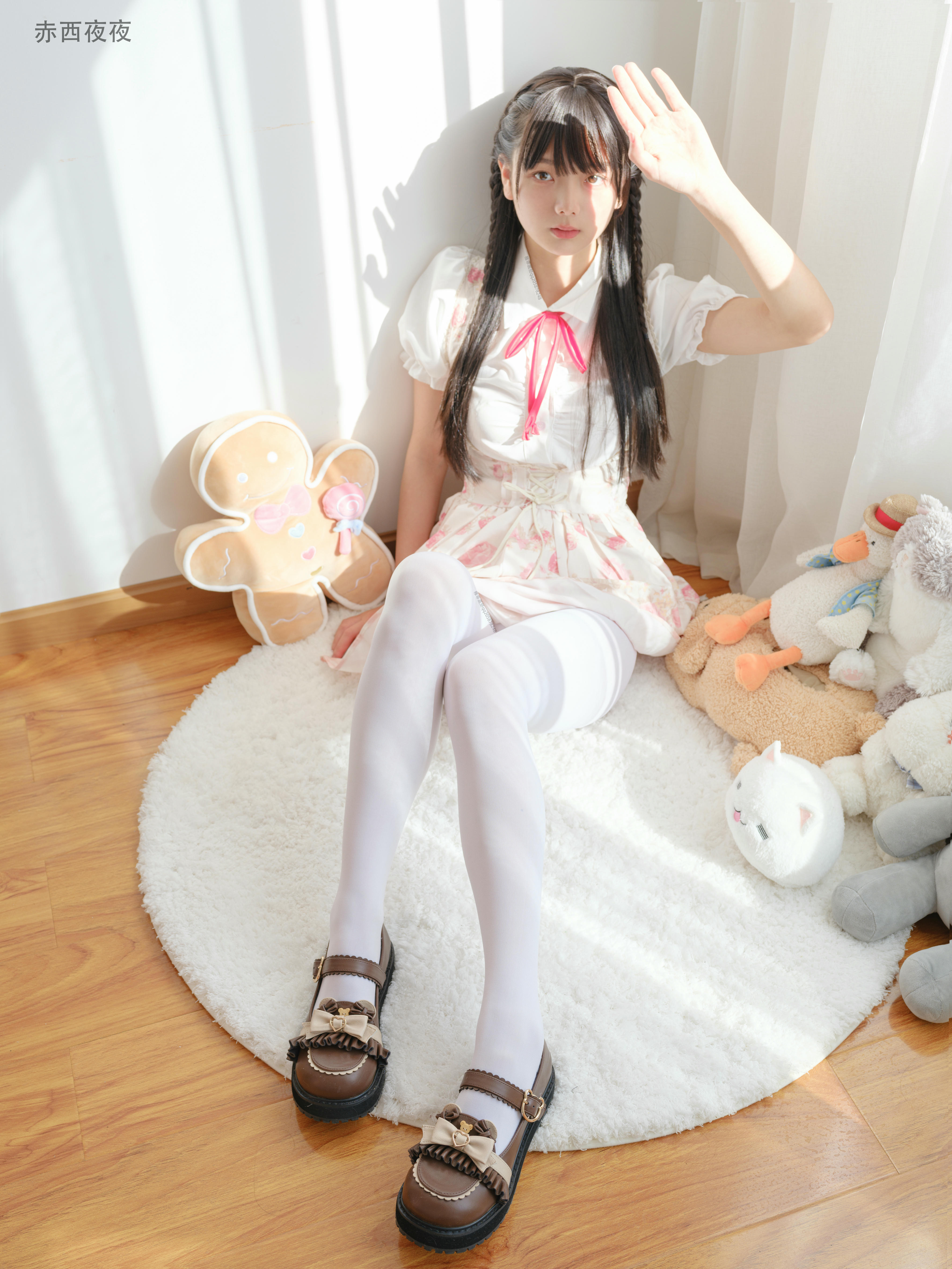 稚乖画册 NO.018 晴空 07 夜夜 白丝JK 一亿像素 [81P1V-3.22GB]_第1集