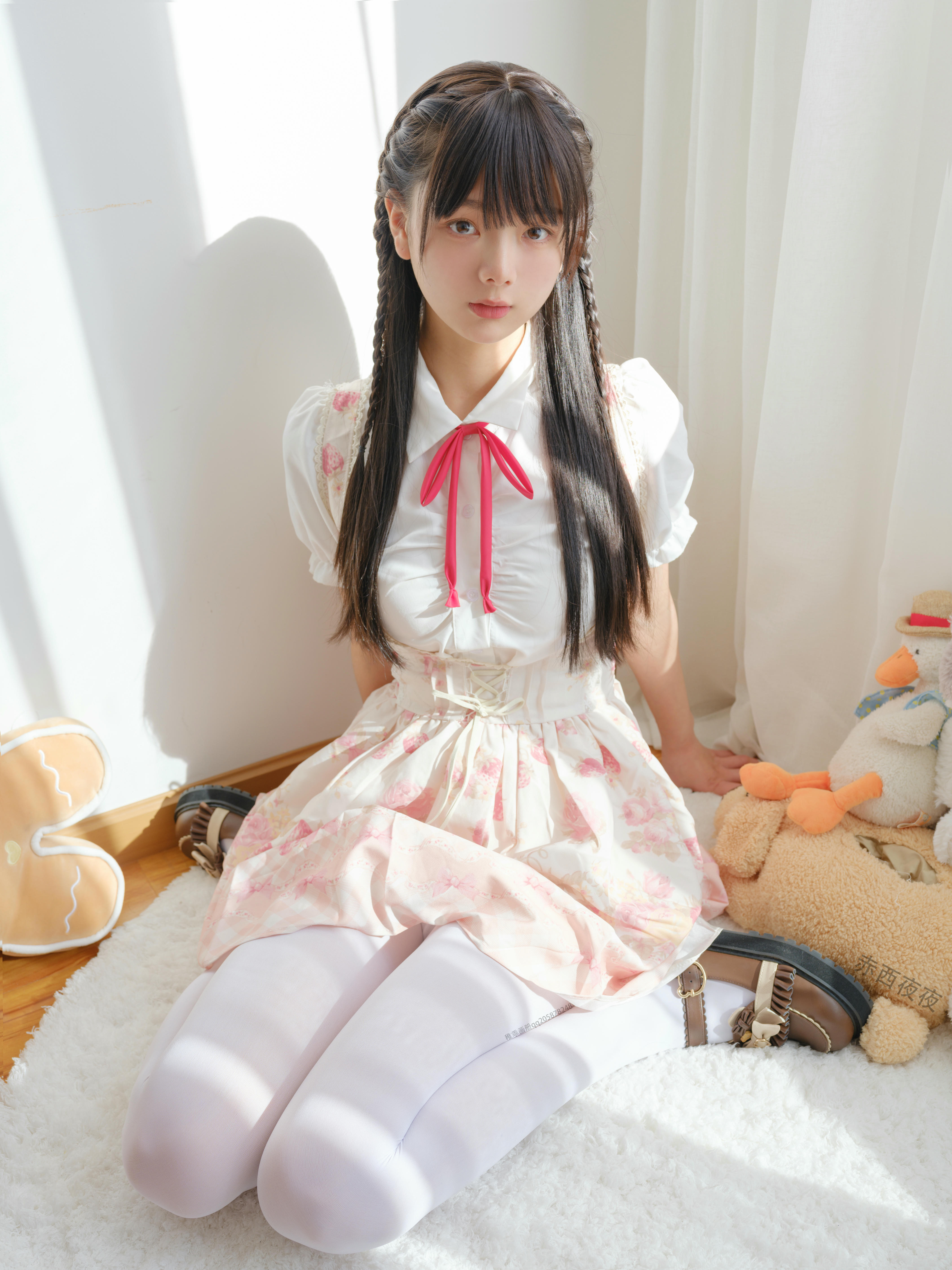 稚乖画册 NO.018 晴空 07 夜夜 白丝JK 一亿像素 [81P1V-3.22GB]_第2集