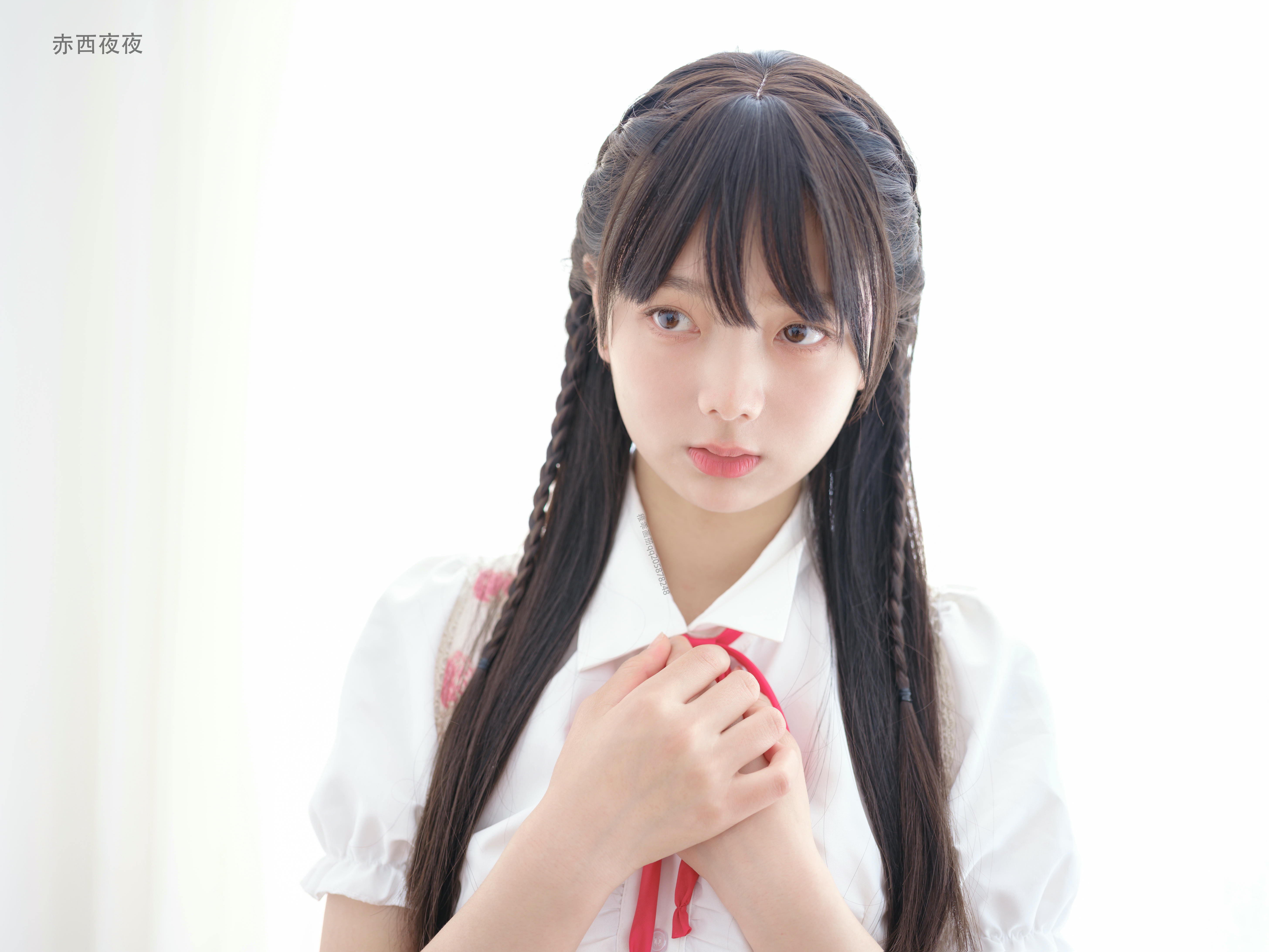 稚乖画册 NO.018 晴空 07 夜夜 白丝JK 一亿像素 [81P1V-3.22GB]_第4集