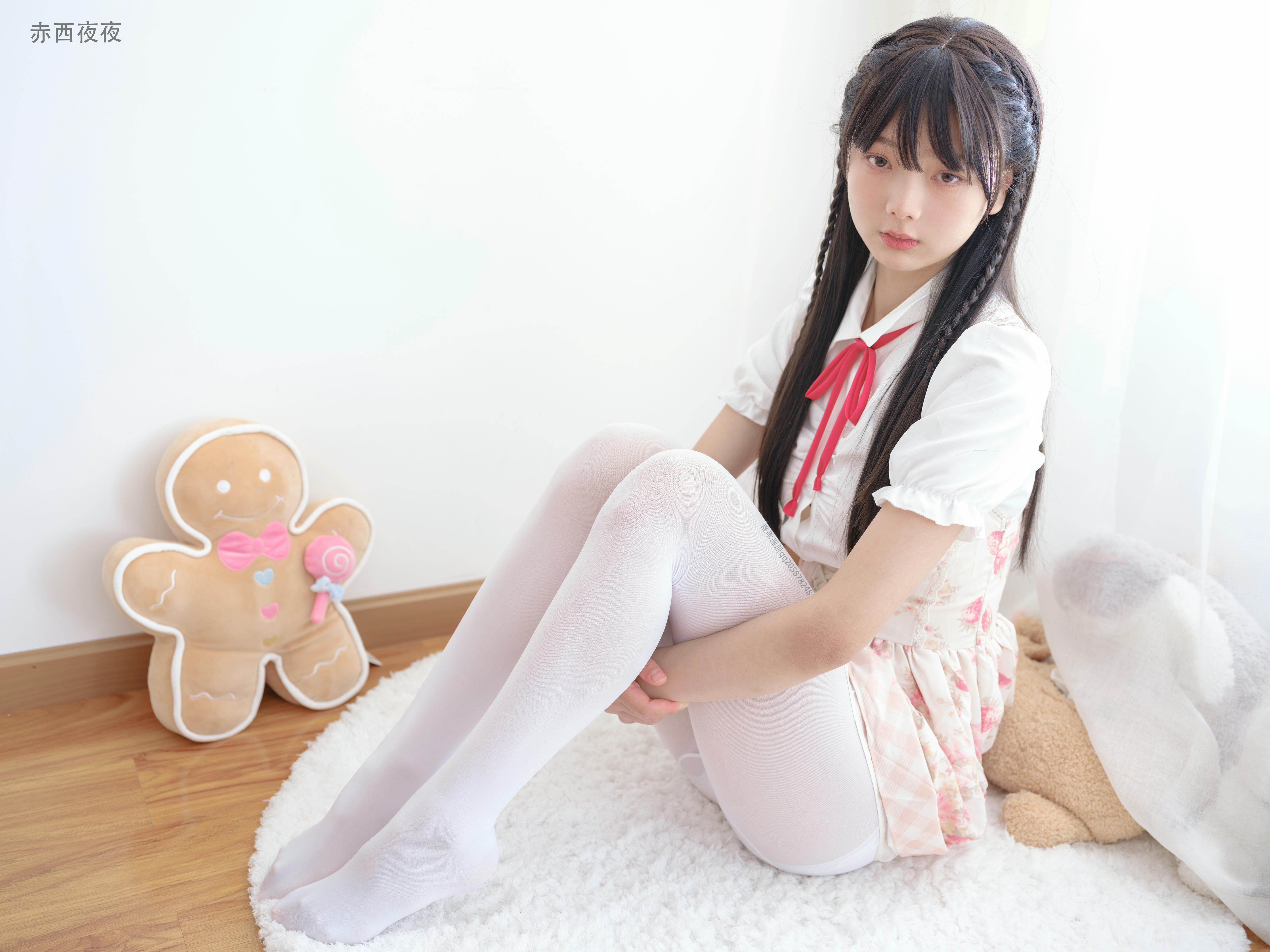 稚乖画册 NO.018 晴空 07 夜夜 白丝JK 一亿像素 [81P1V-3.22GB]_第4集