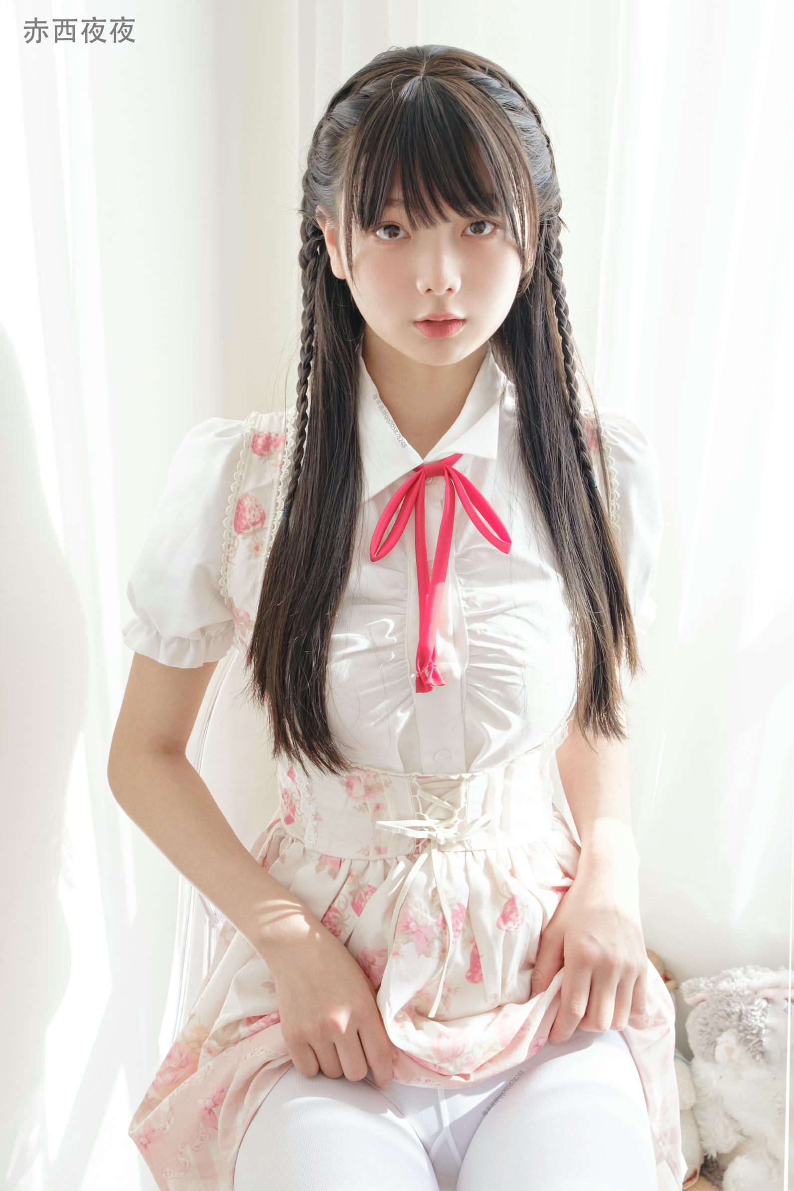 稚乖画册 NO.018 晴空 07 夜夜 白丝JK 一亿像素 [81P1V-3.22GB]_第1集