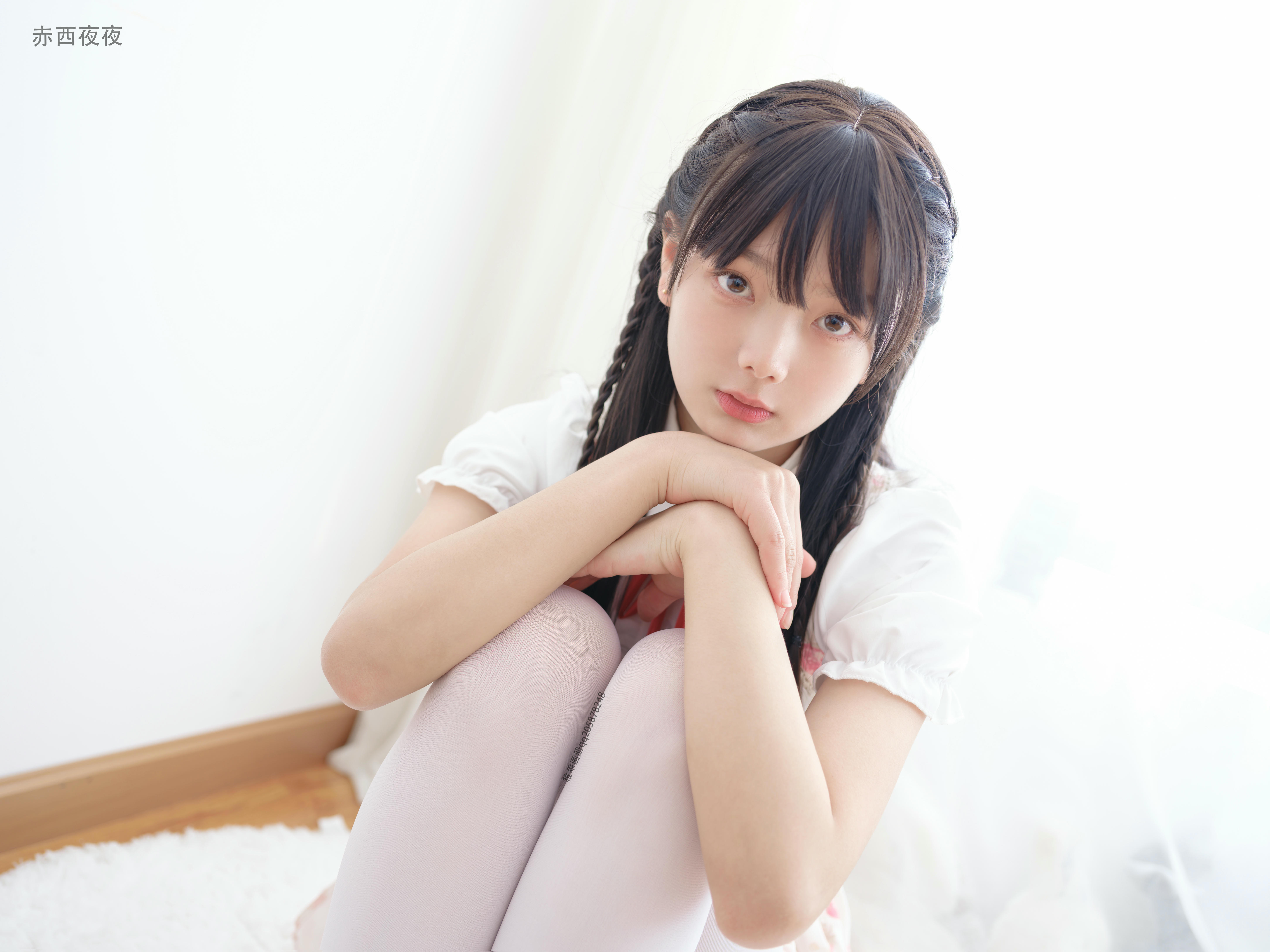 稚乖画册 NO.018 晴空 07 夜夜 白丝JK 一亿像素 [81P1V-3.22GB]_第5集