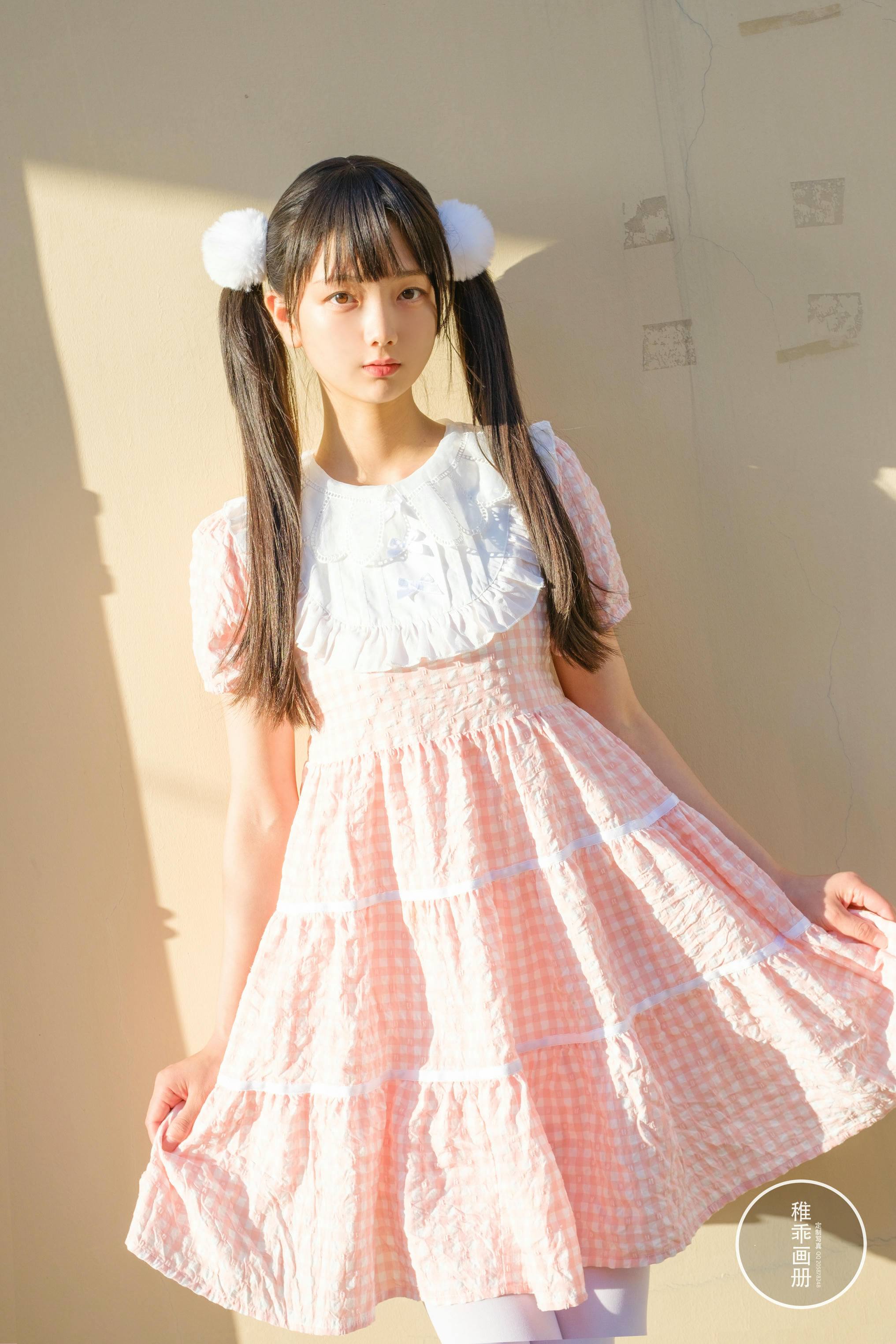 稚乖画册 NO.019 晴空 06 夜夜 天台粉裙 [82P-0.98GB]_第2集