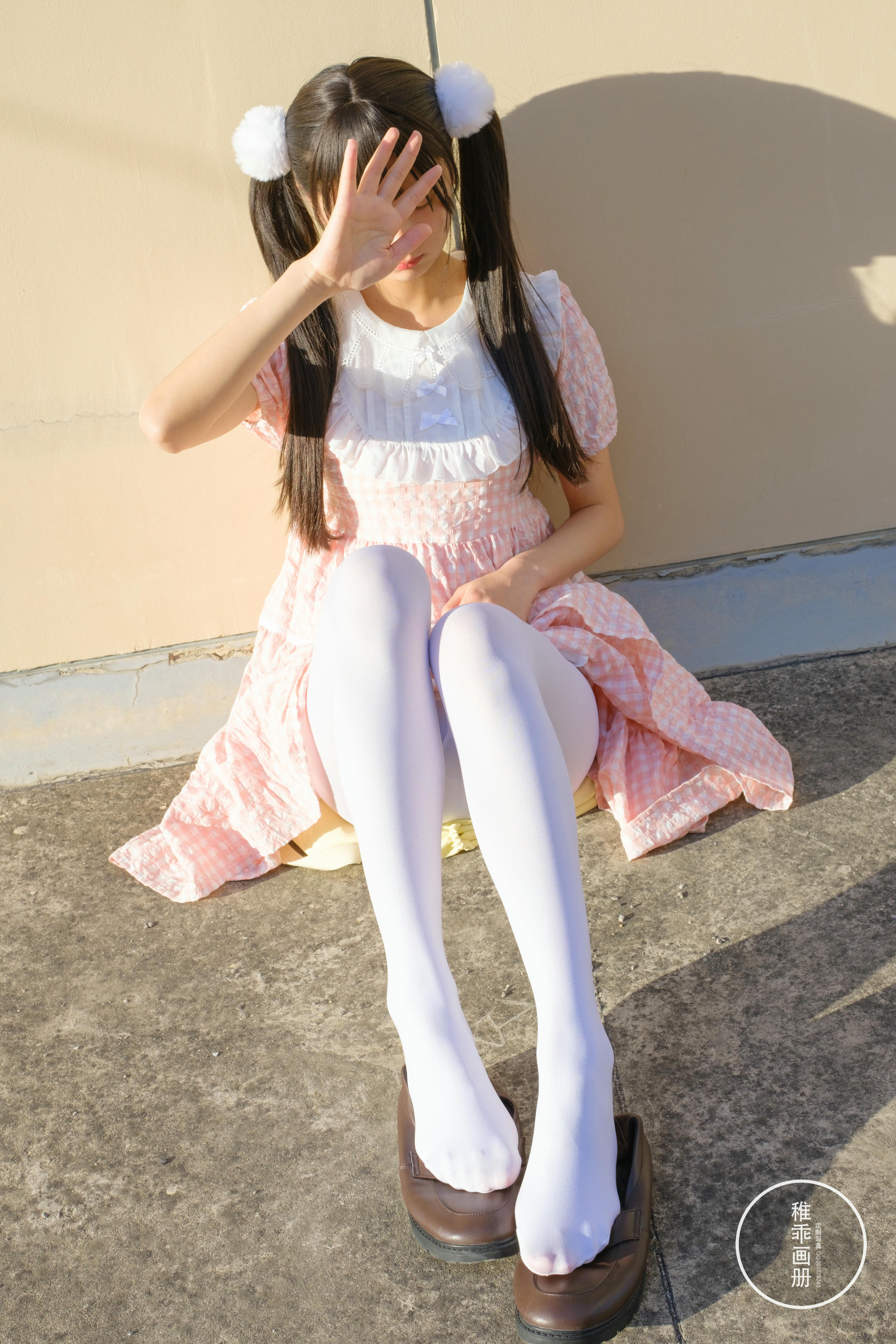 稚乖画册 NO.019 晴空 06 夜夜 天台粉裙 [82P-0.98GB]_第2集