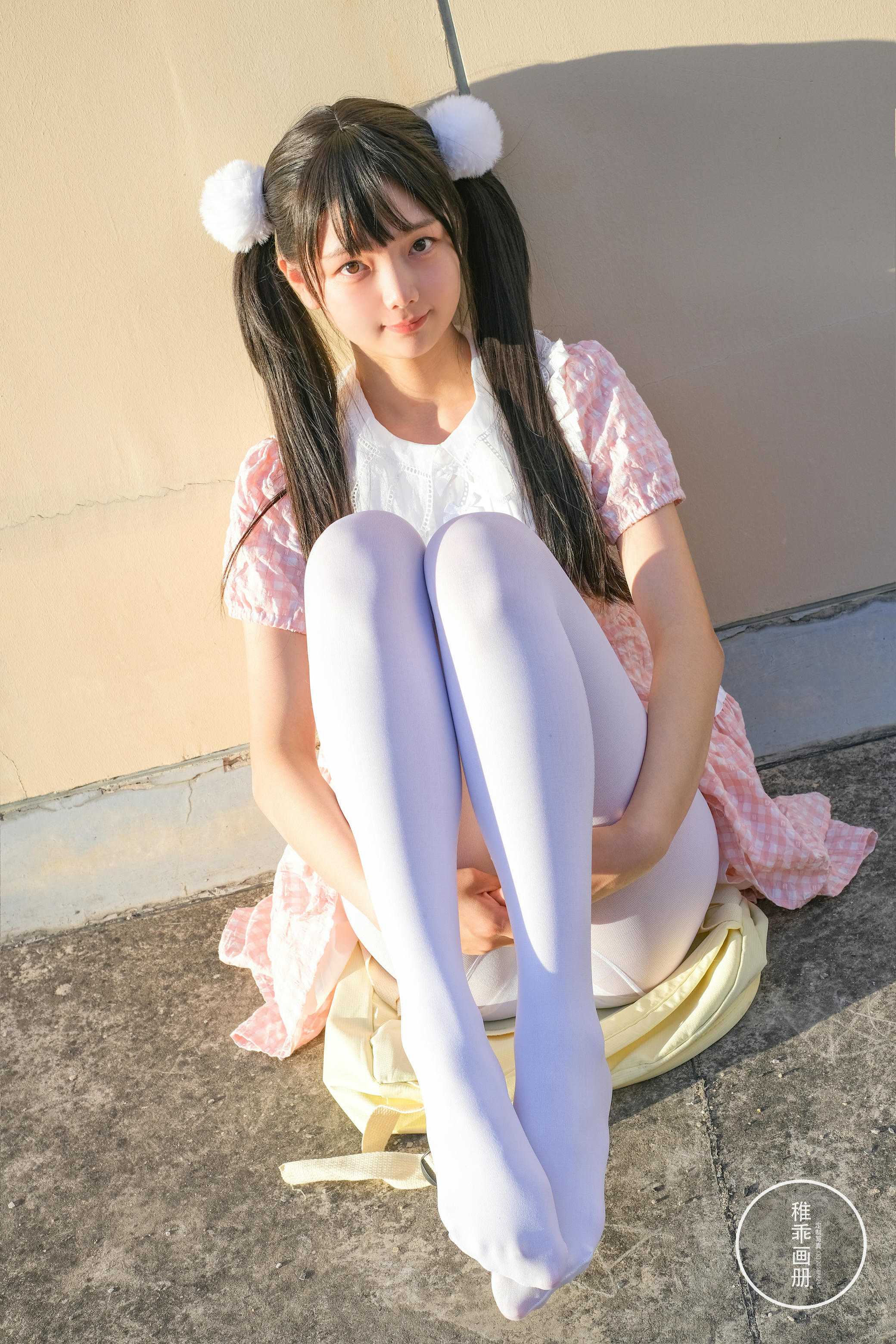 稚乖画册 NO.019 晴空 06 夜夜 天台粉裙 [82P-0.98GB]_第3集